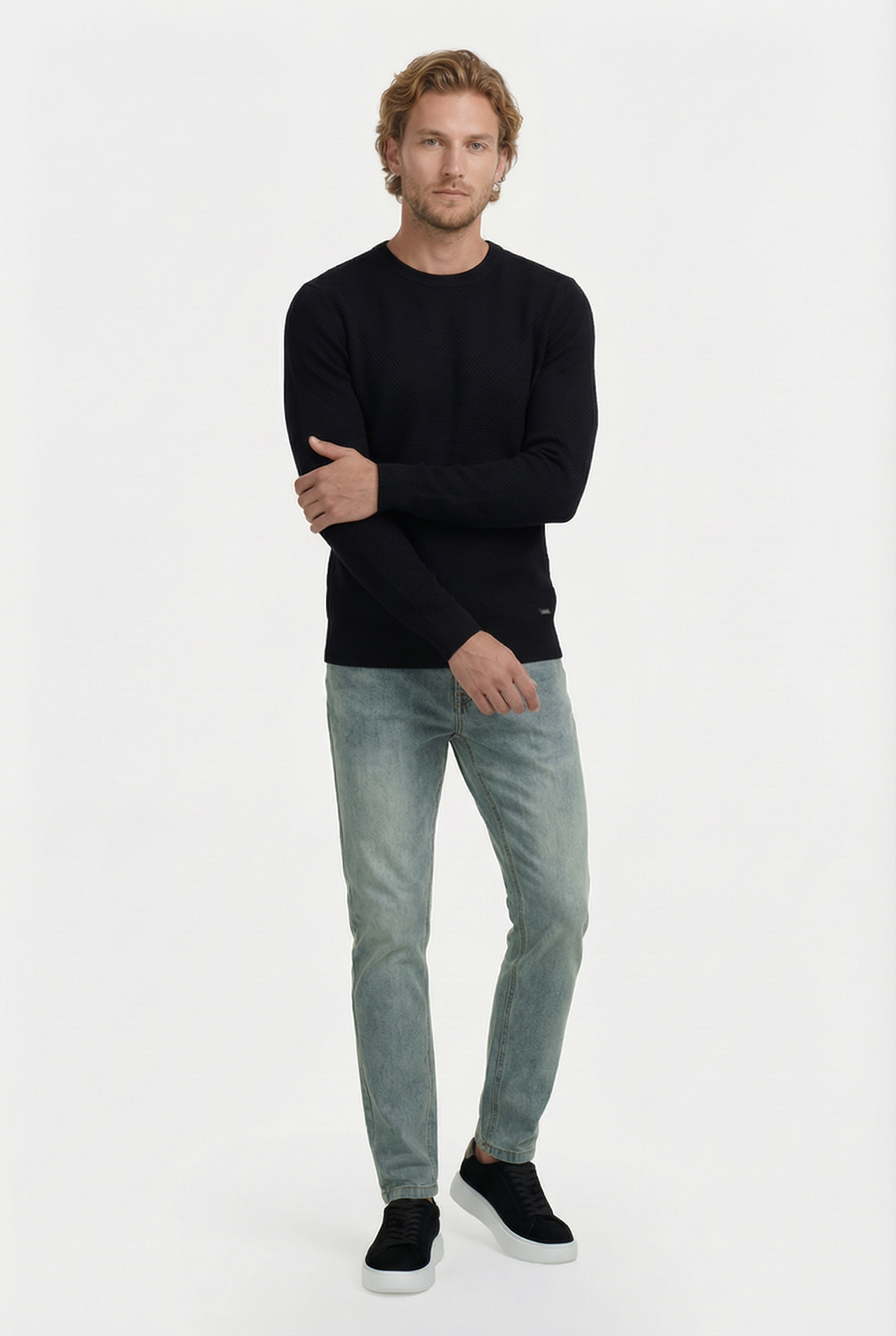 Men's Slim Fit Stretch Jeans | Blackstone London