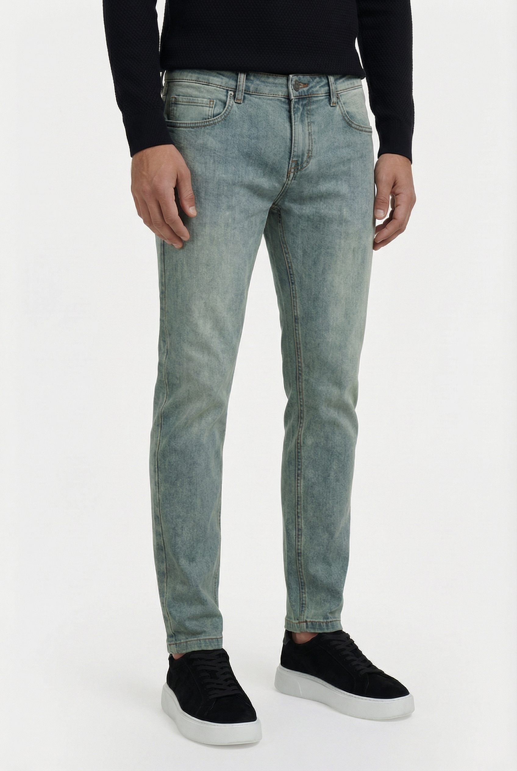 Men's Slim Fit Stretch Jeans | Blackstone London