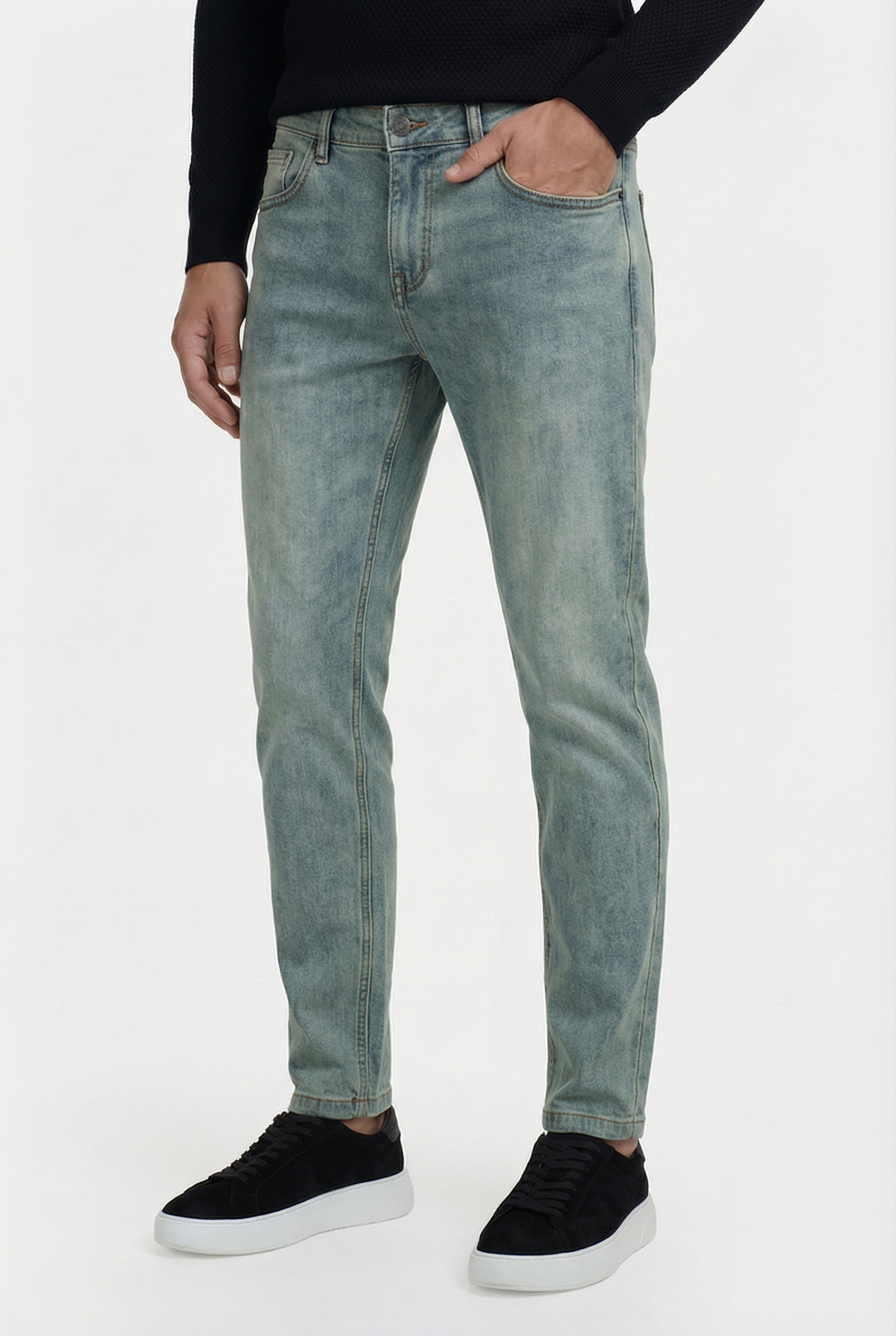 Men's Slim Fit Stretch Jeans | Blackstone London