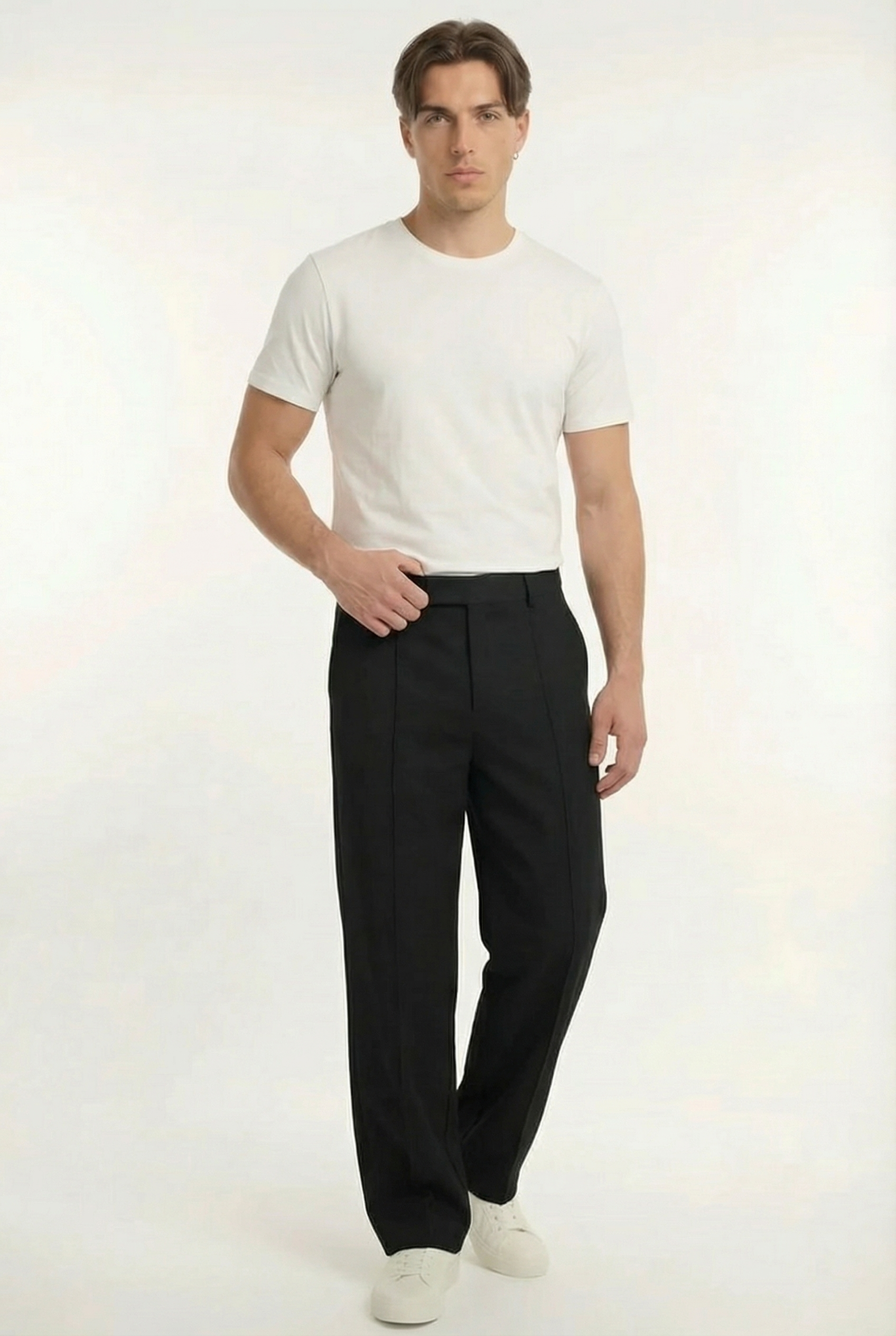 Men's Wide Leg Trouser | Blackstone London