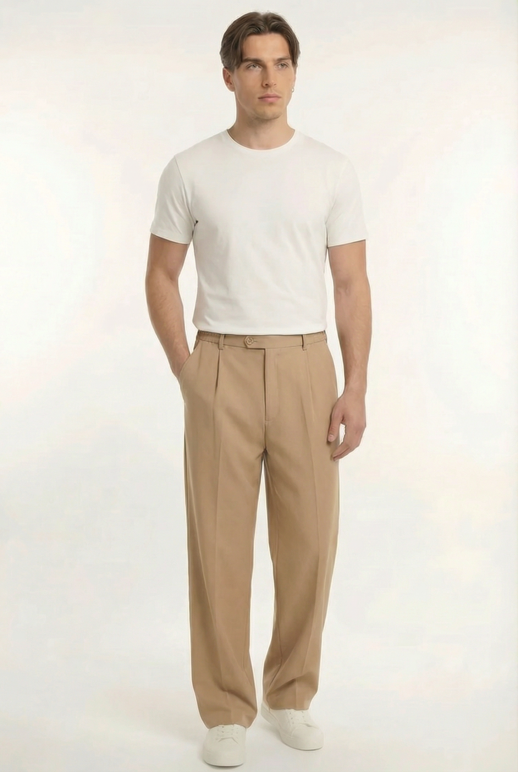 Men's Wide Leg Trouser | Blackstone London