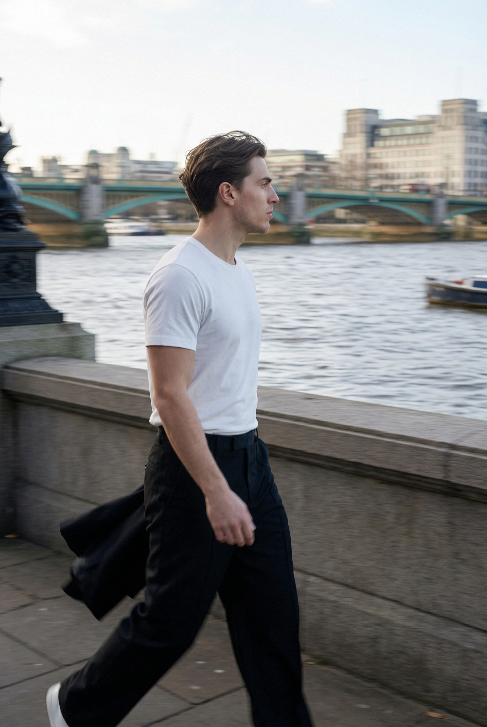 Men's Wide Leg Trouser | Blackstone London