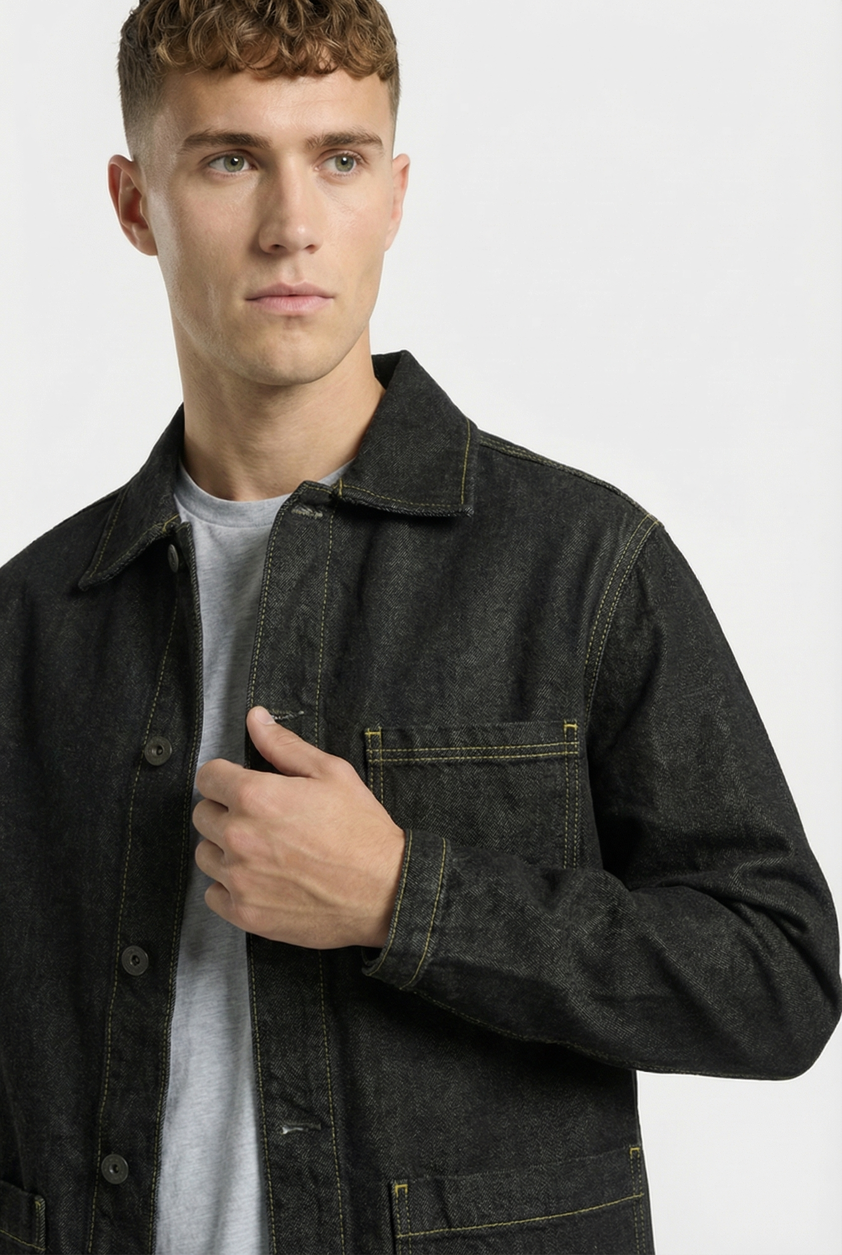 Men's Heritage Button-Up Overshirt | Blackstone London