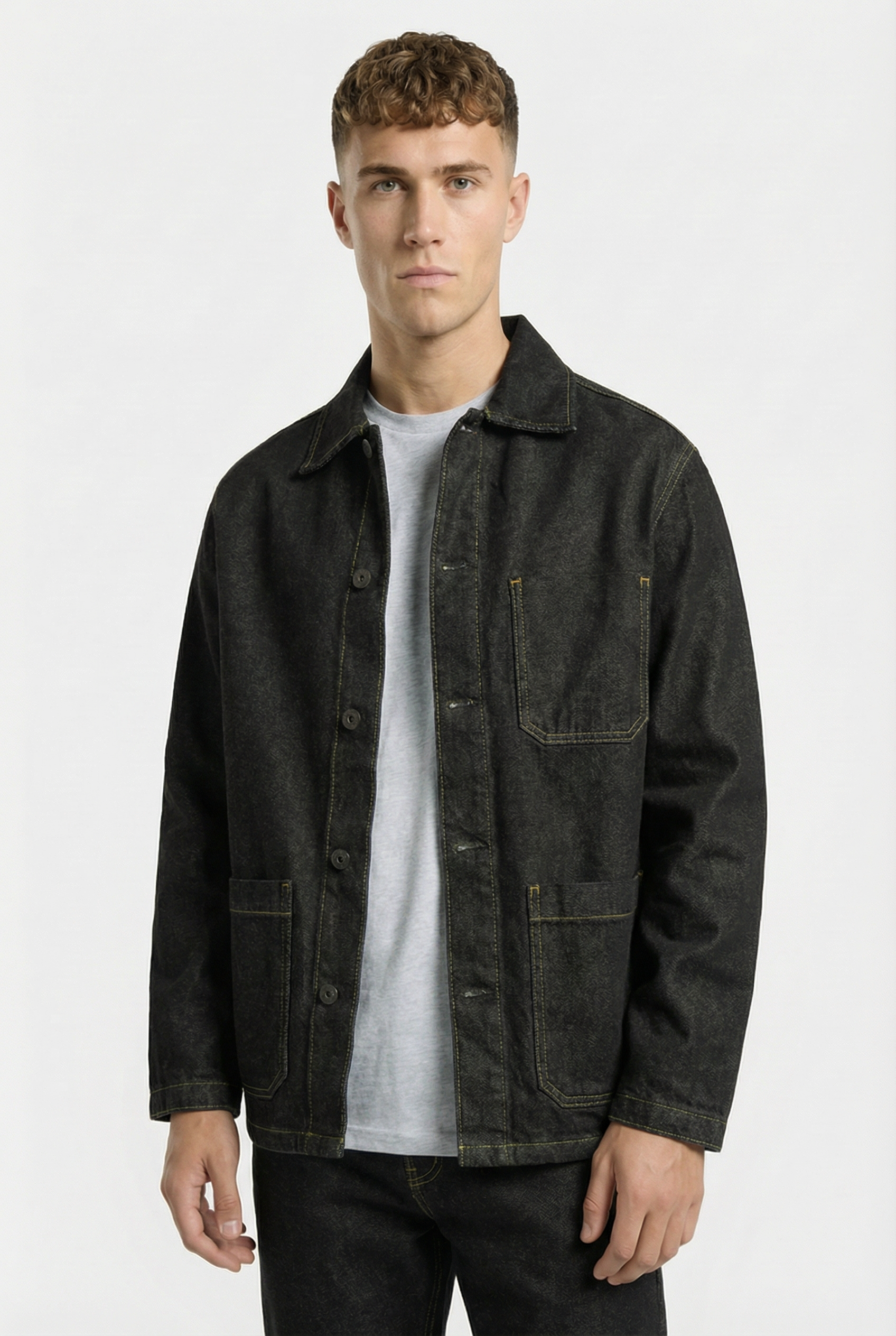 Men's Heritage Button-Up Overshirt | Blackstone London
