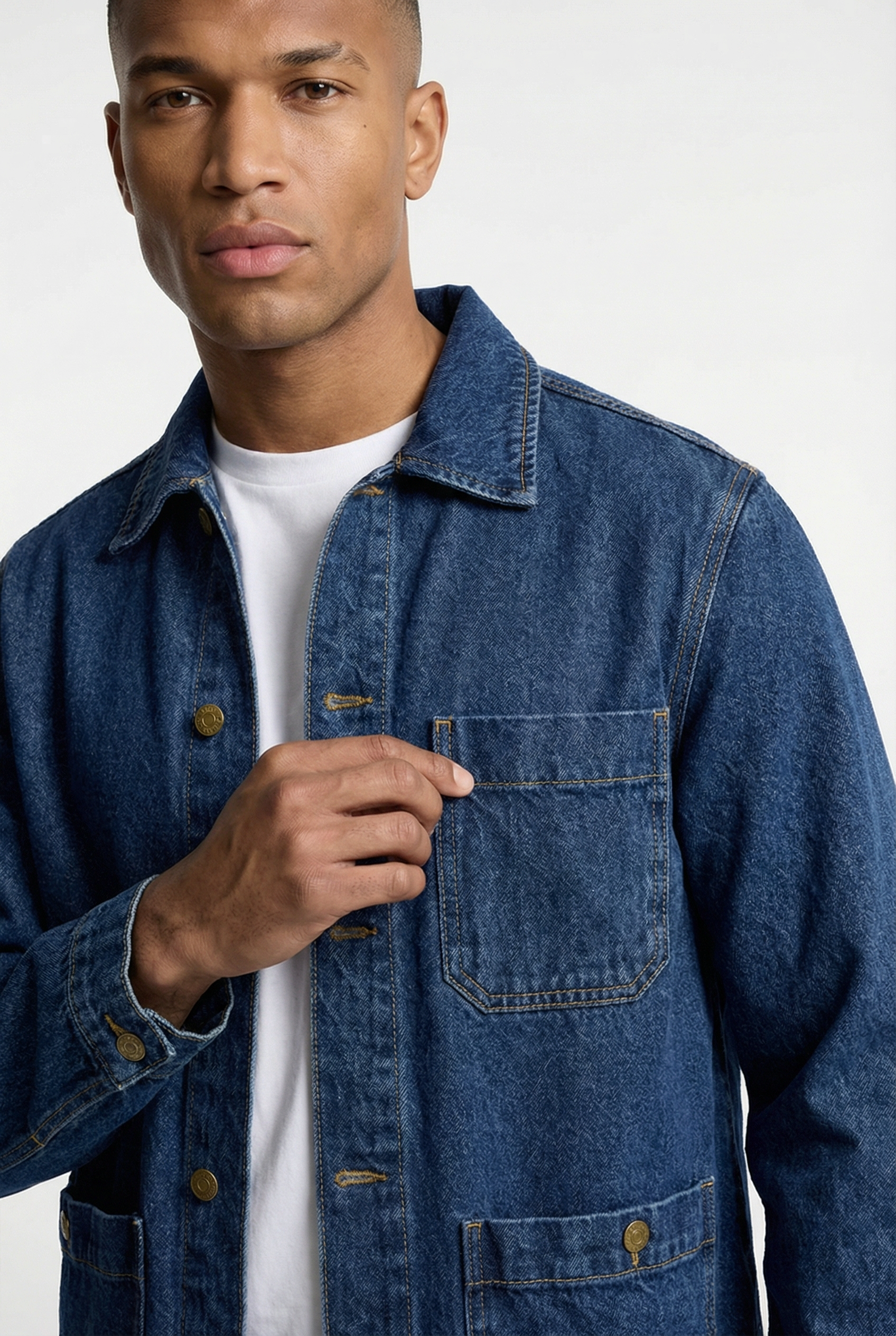 Men's Heritage Button-Up Overshirt | Blackstone London