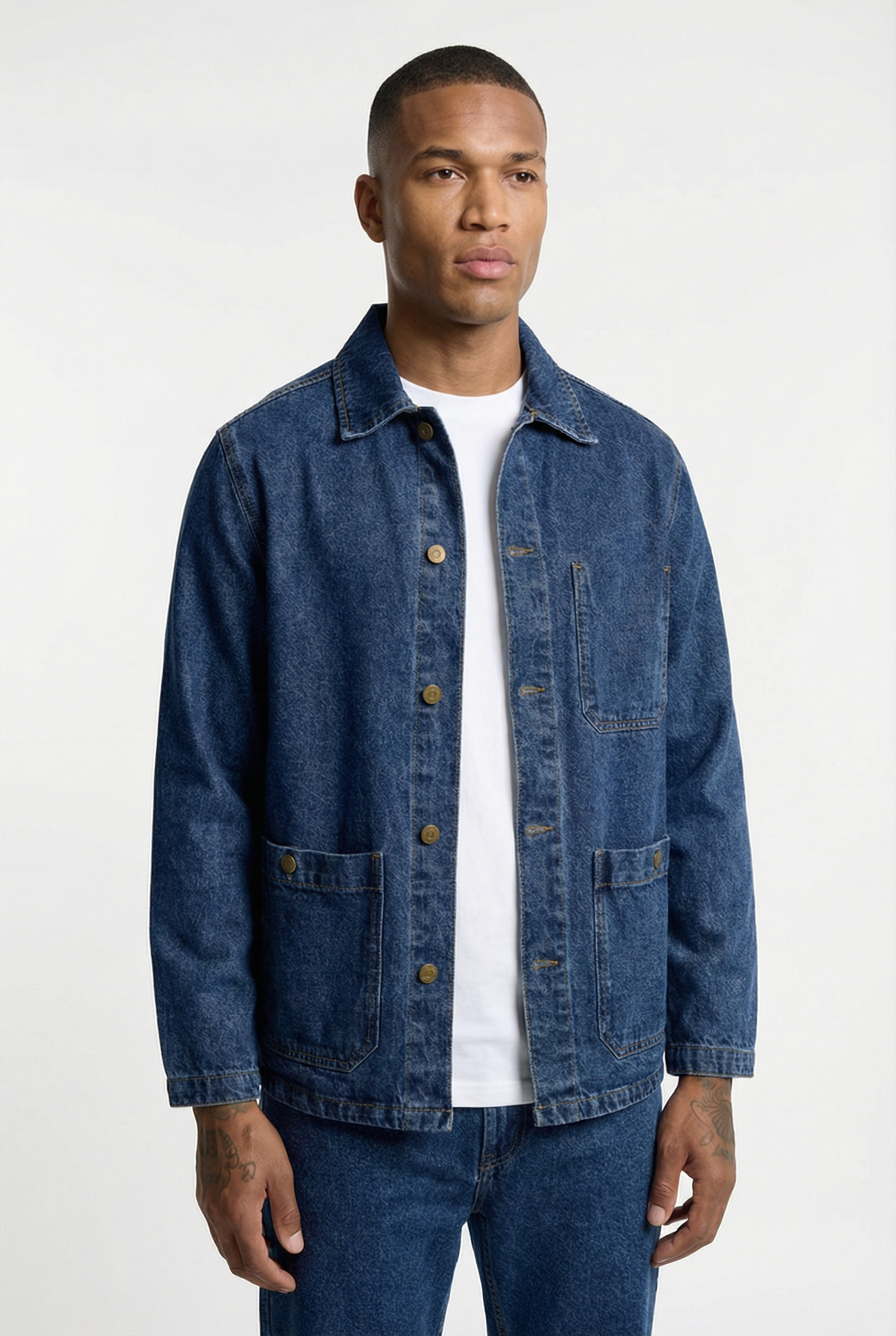 Men's Heritage Button-Up Overshirt | Blackstone London