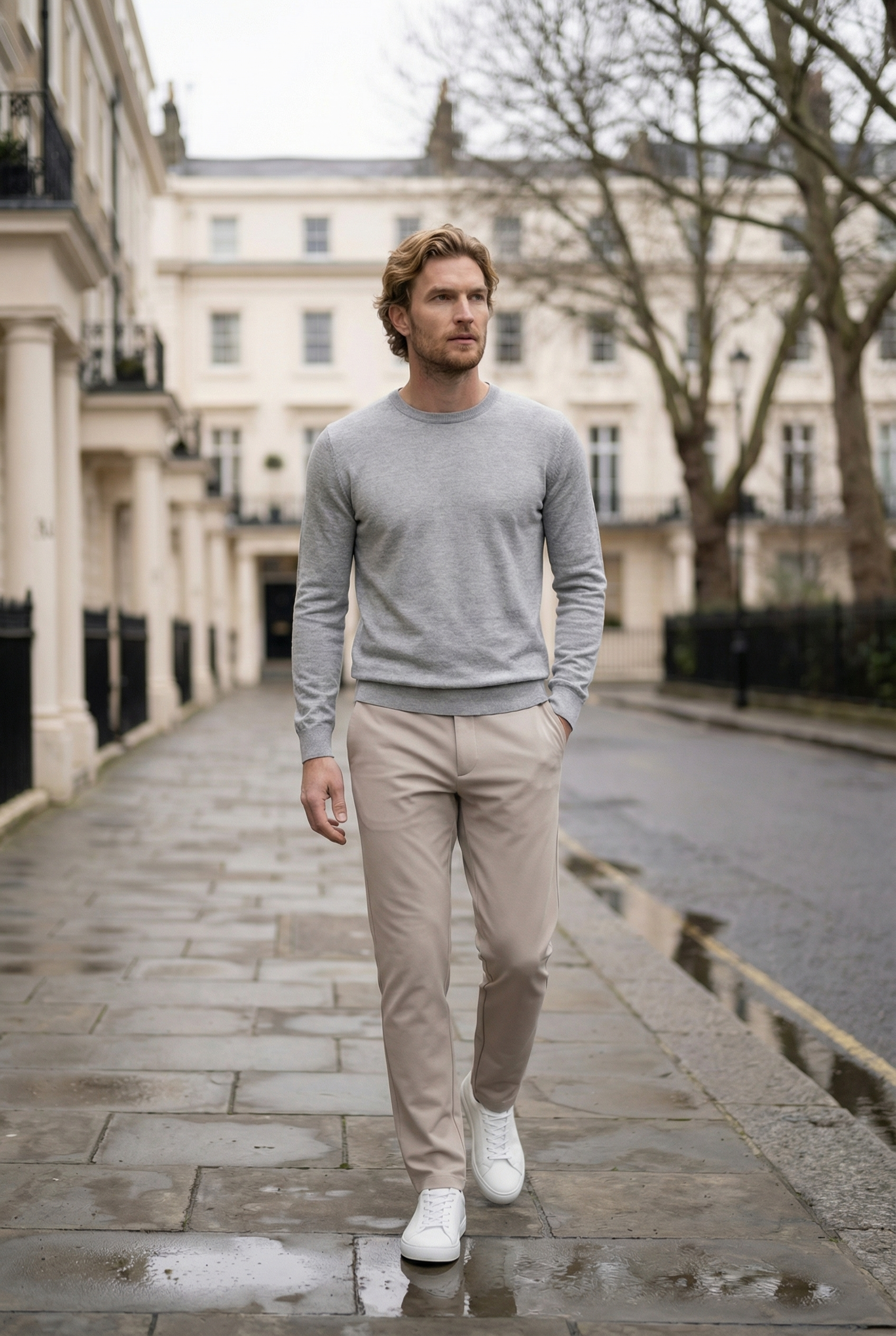 Men's Slim Fit Chino Trousers | Blackstone London