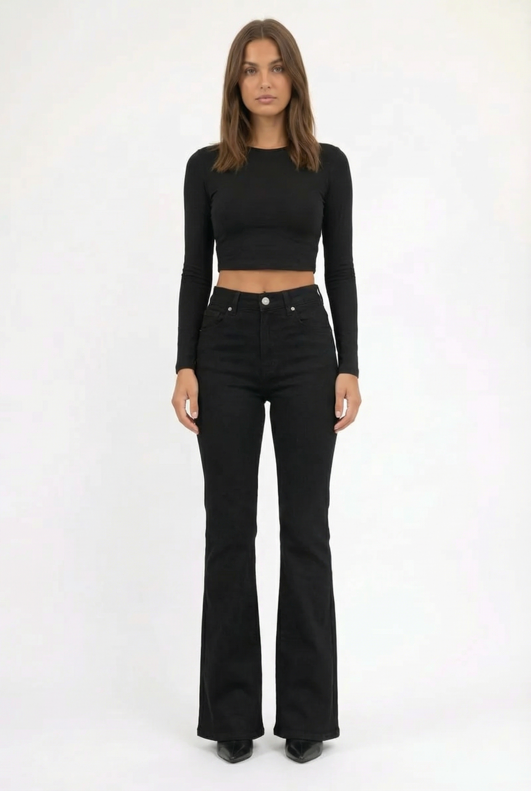 THE BLACKLINE MENS BOOTCUT JEANS