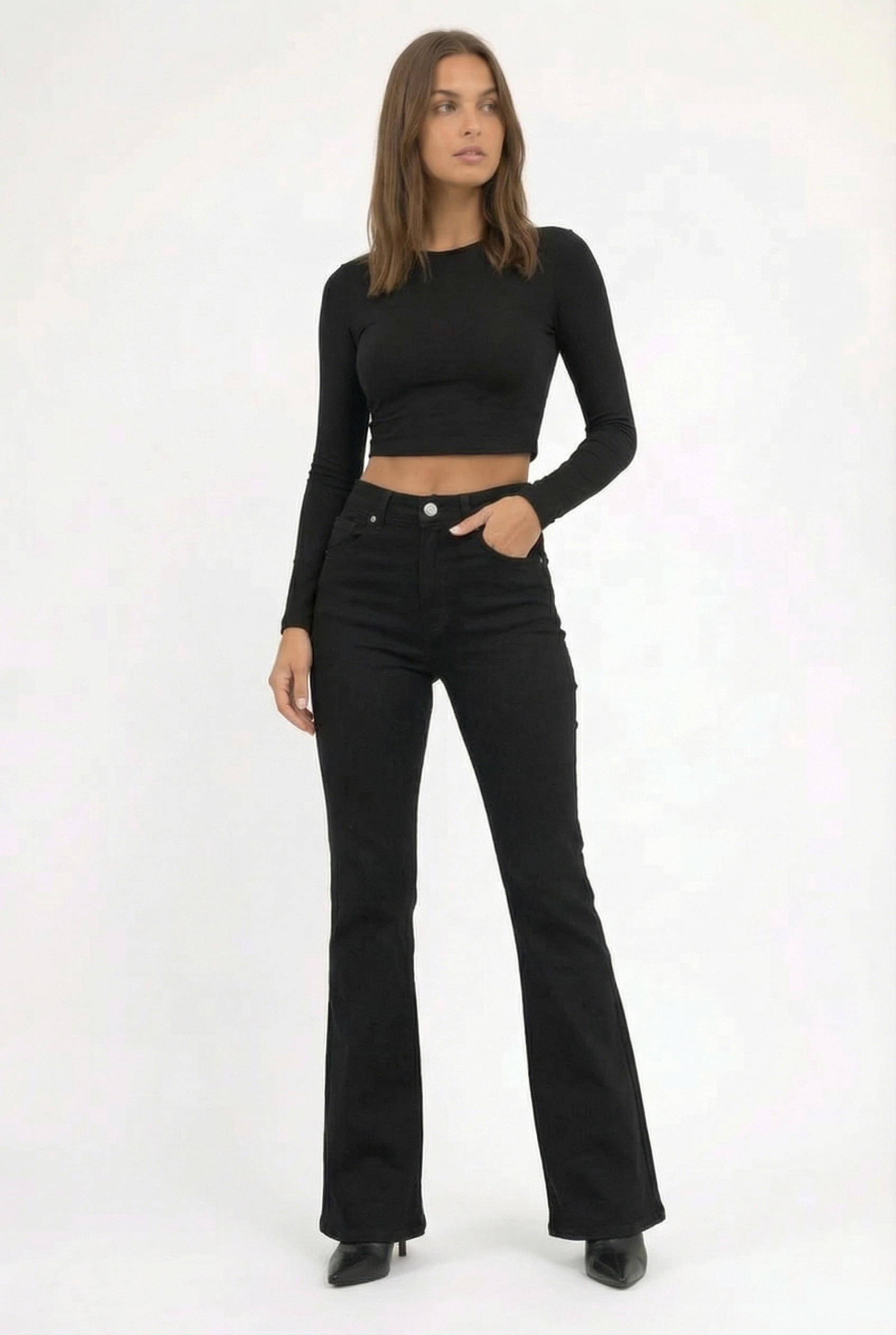 THE BLACKLINE MENS BOOTCUT JEANS