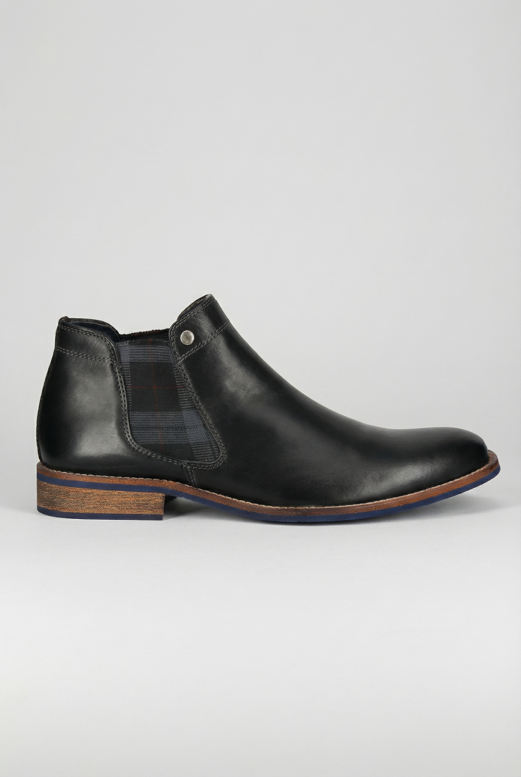 HUDSON MENS PREMIUM CHELSEA LEATHER BOOTS