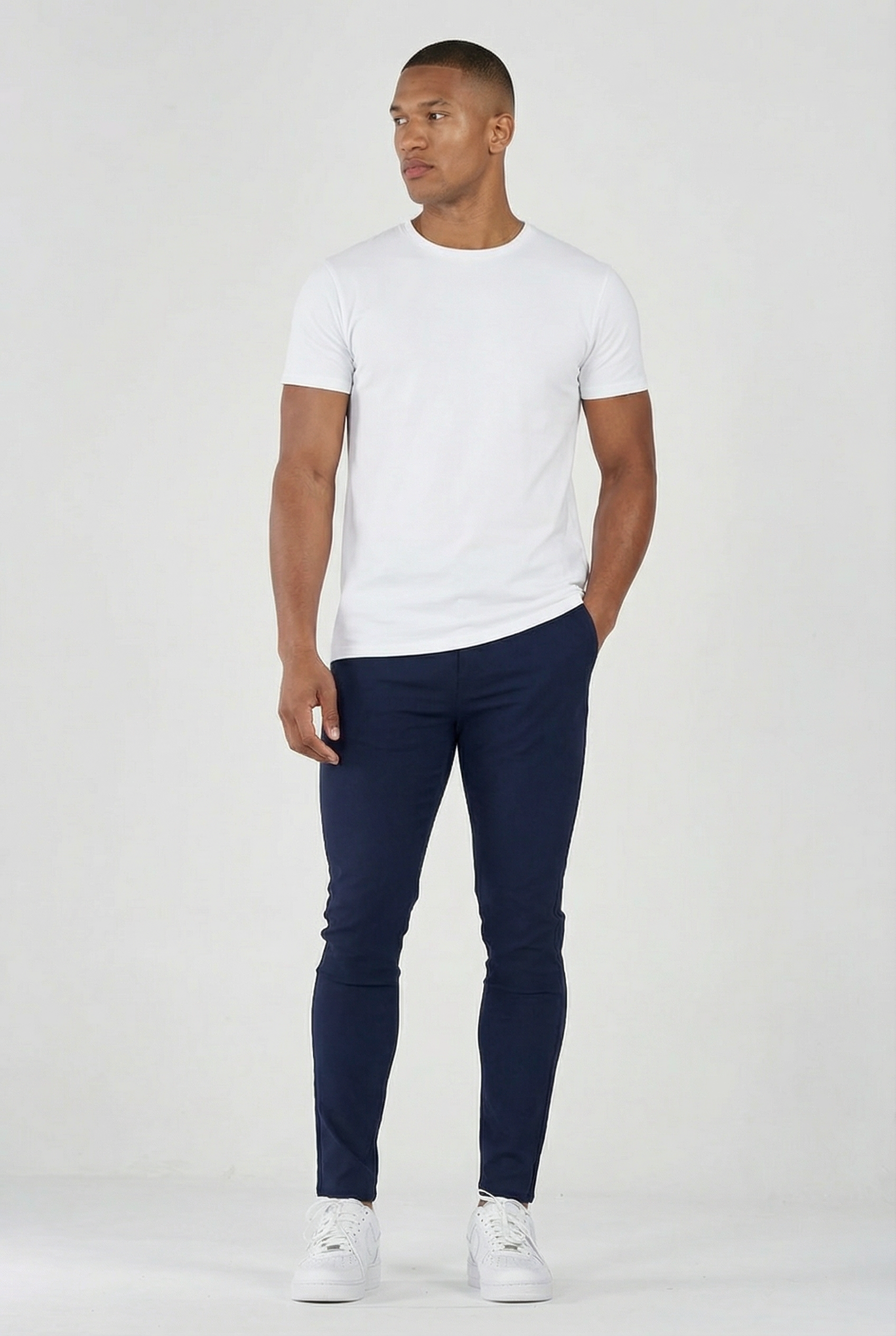 Men's Slim Tapered Trouser | Blackstone London