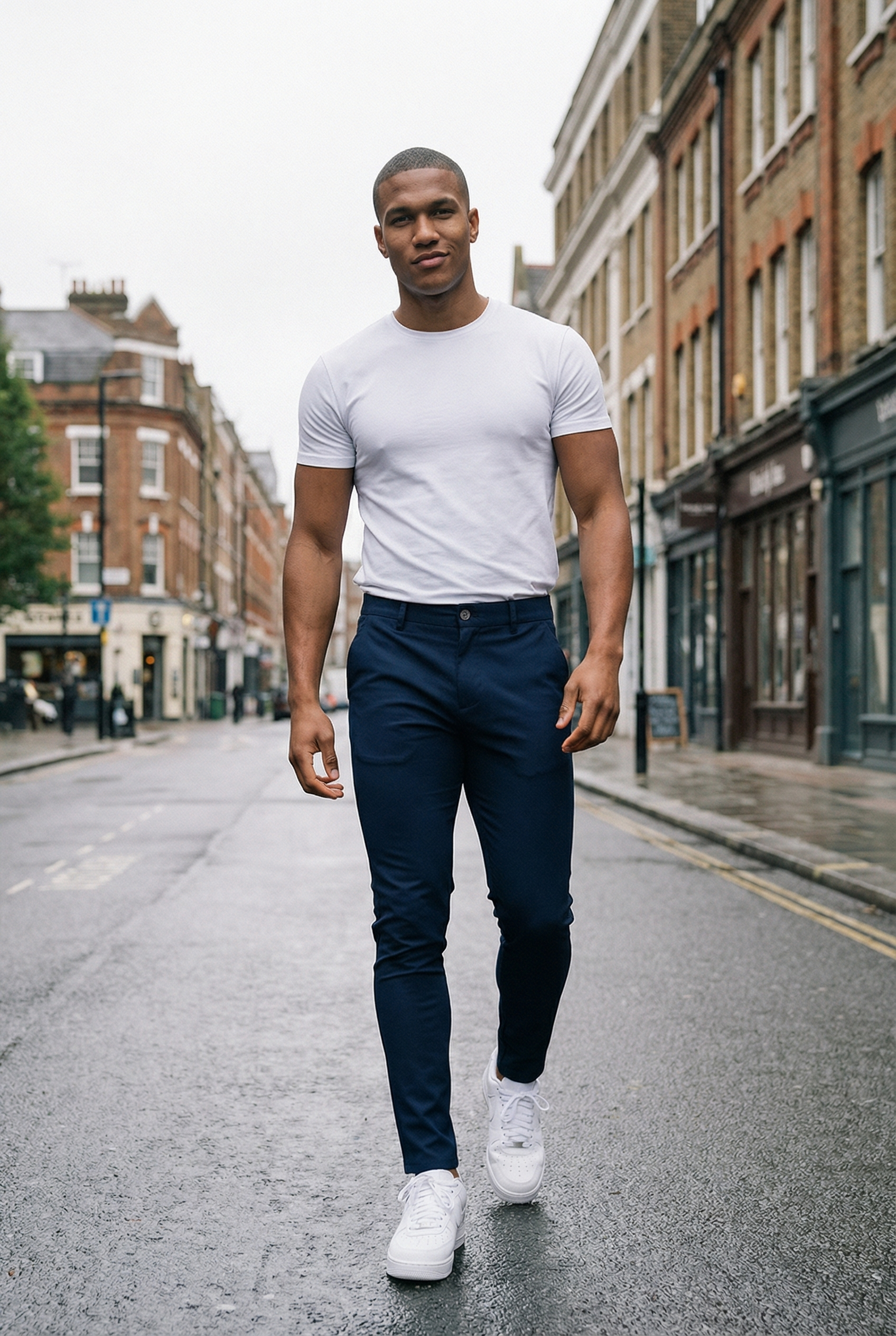 Men's Slim Tapered Trouser | Blackstone London