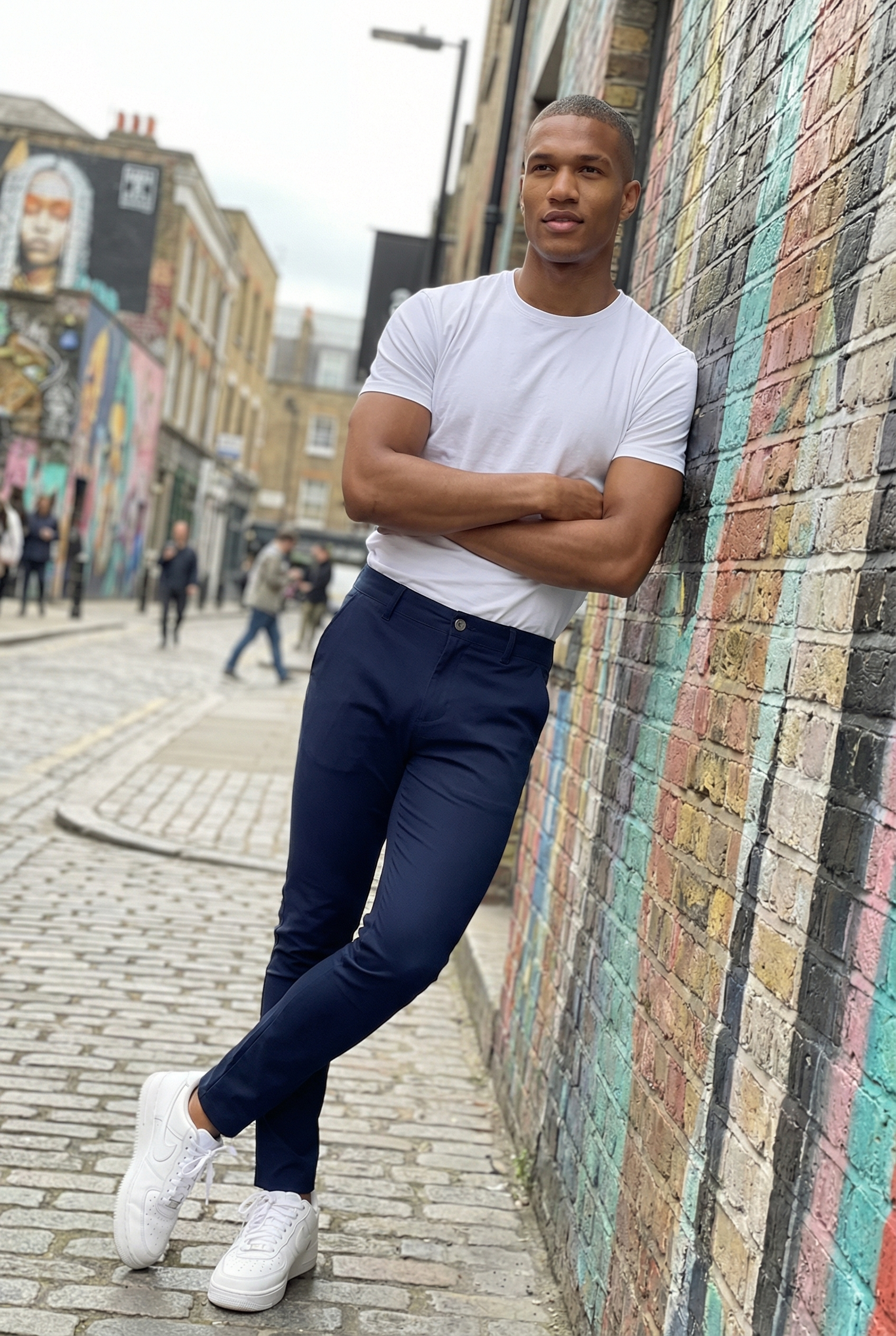 Men's Slim Tapered Trouser | Blackstone London