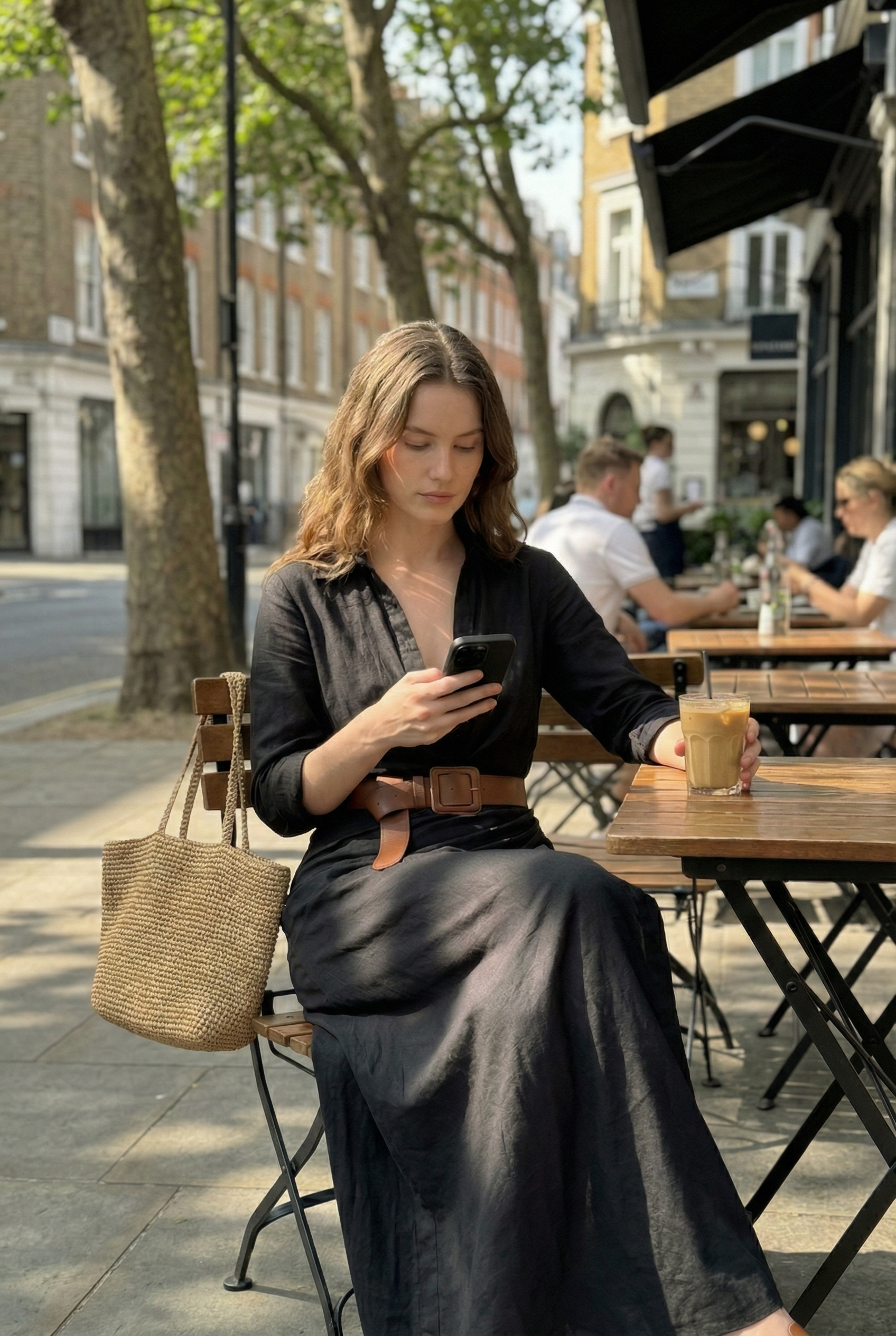 THE MARLOWE BELTED MAXI DRESS