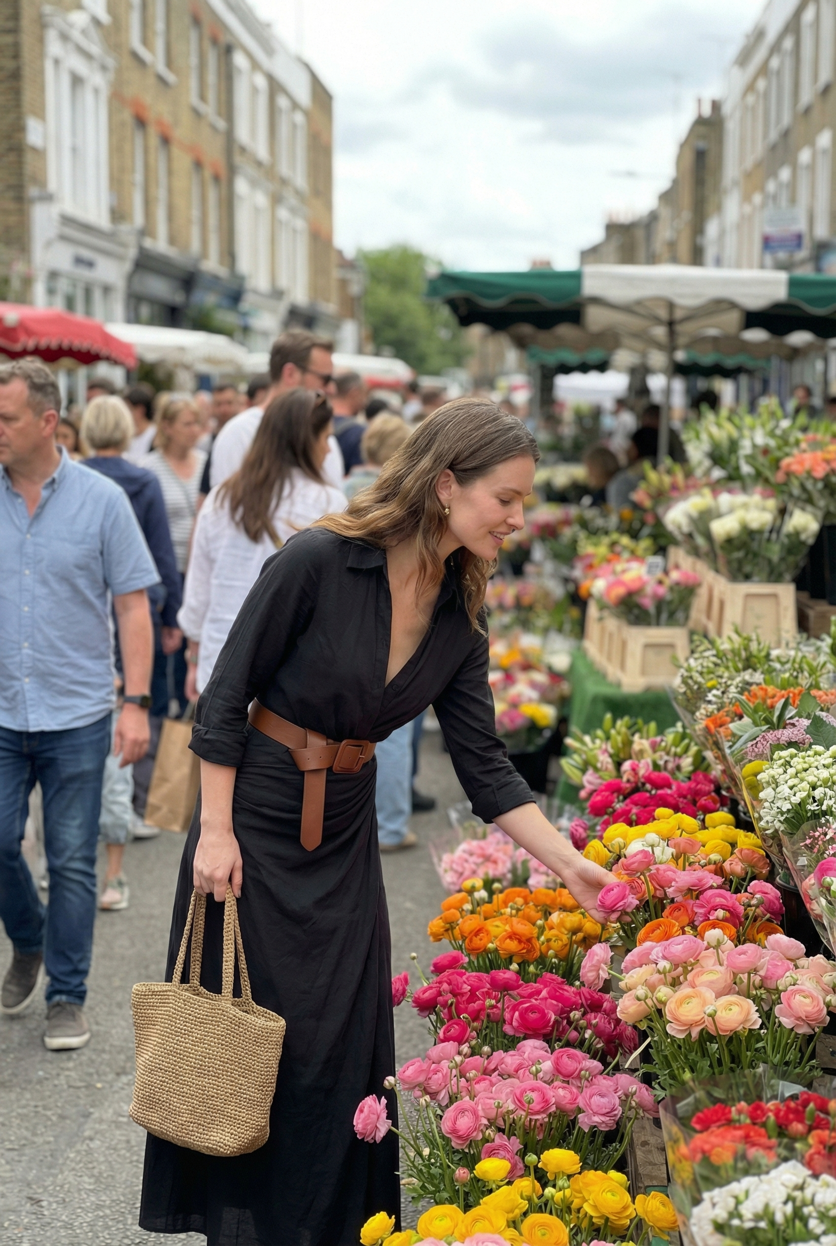 THE MARLOWE BELTED MAXI DRESS