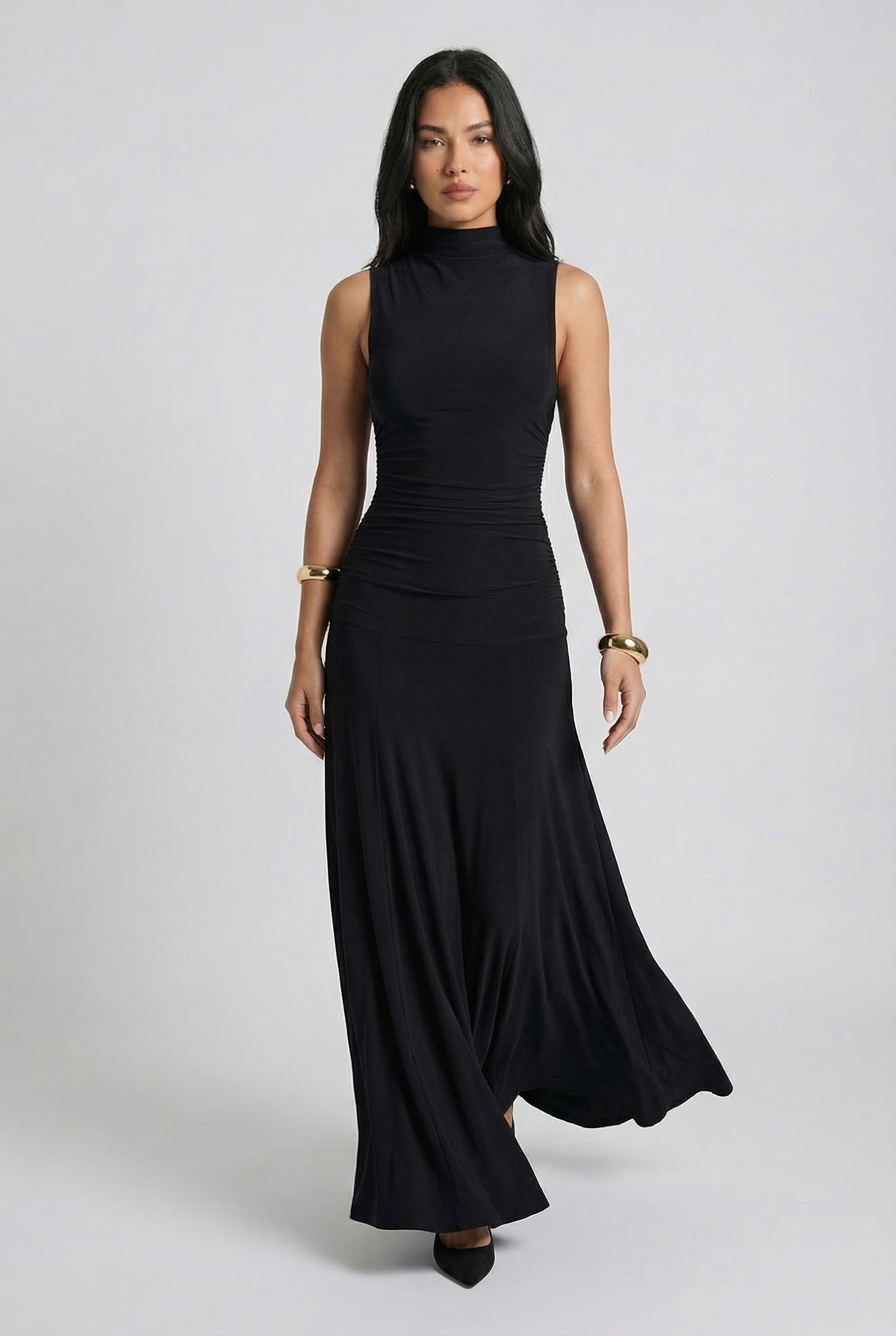 THE HADLEY HIGH NECK MAXI DRESS