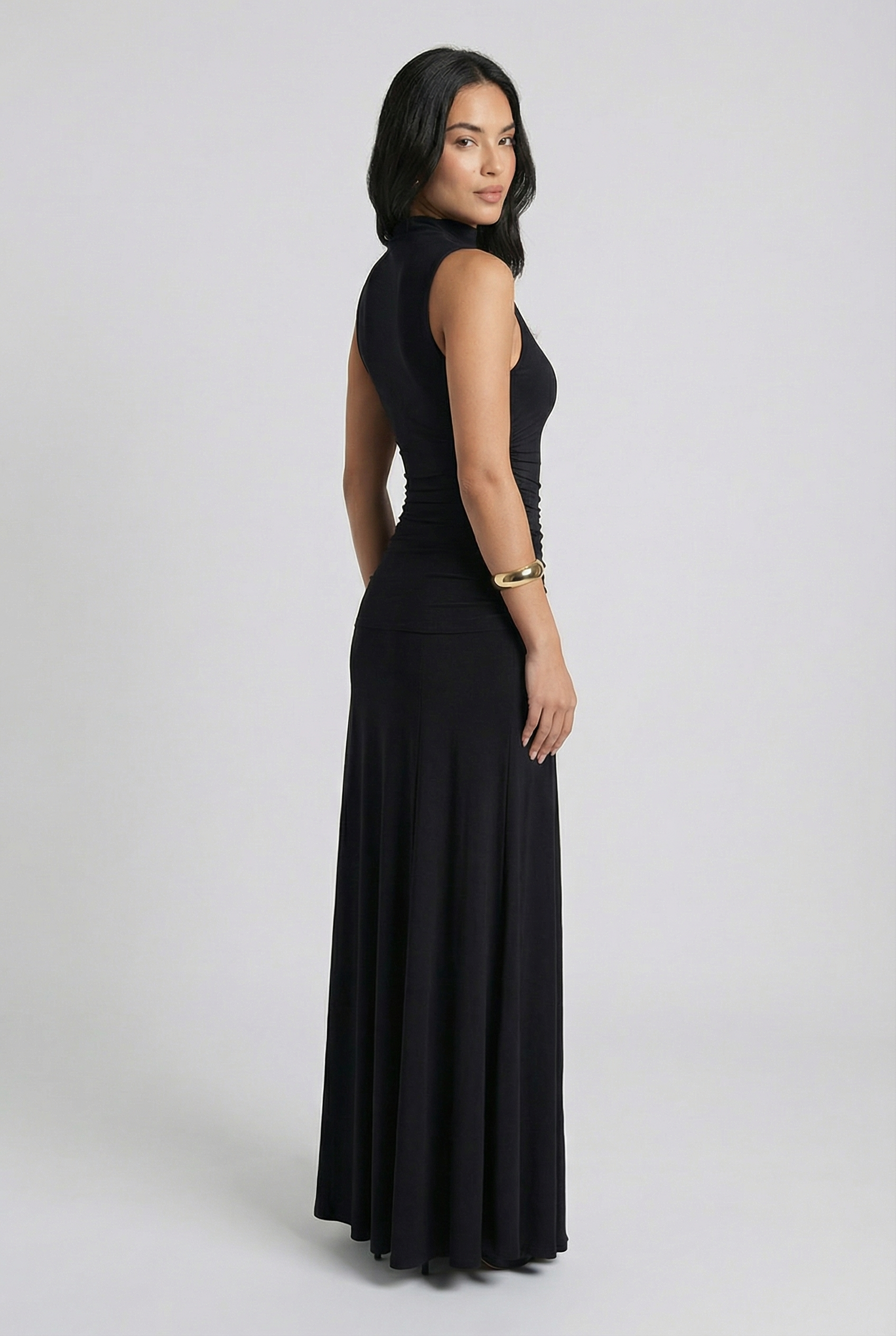 THE HADLEY HIGH NECK MAXI DRESS