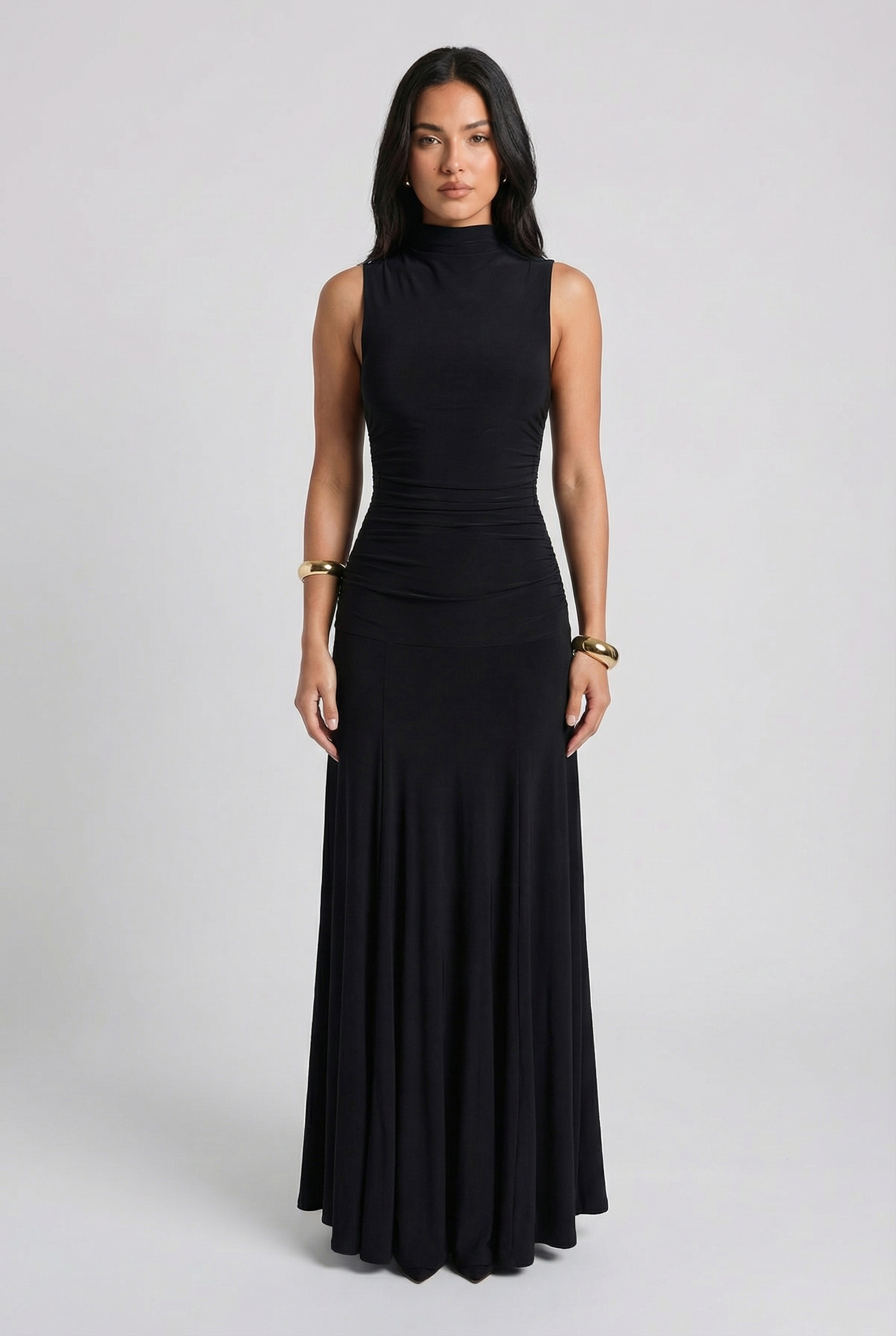 THE HADLEY HIGH NECK MAXI DRESS