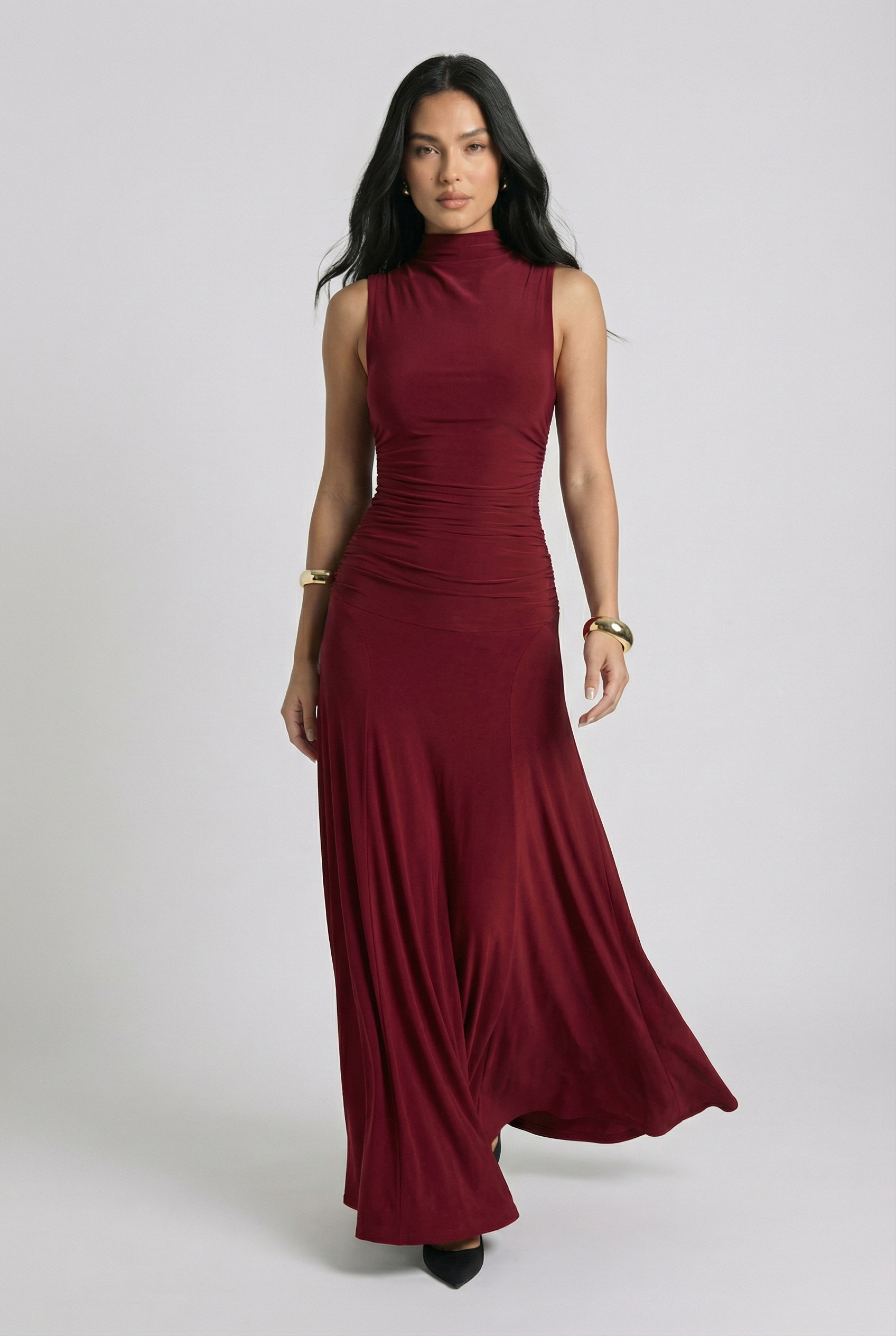THE HADLEY HIGH NECK MAXI DRESS