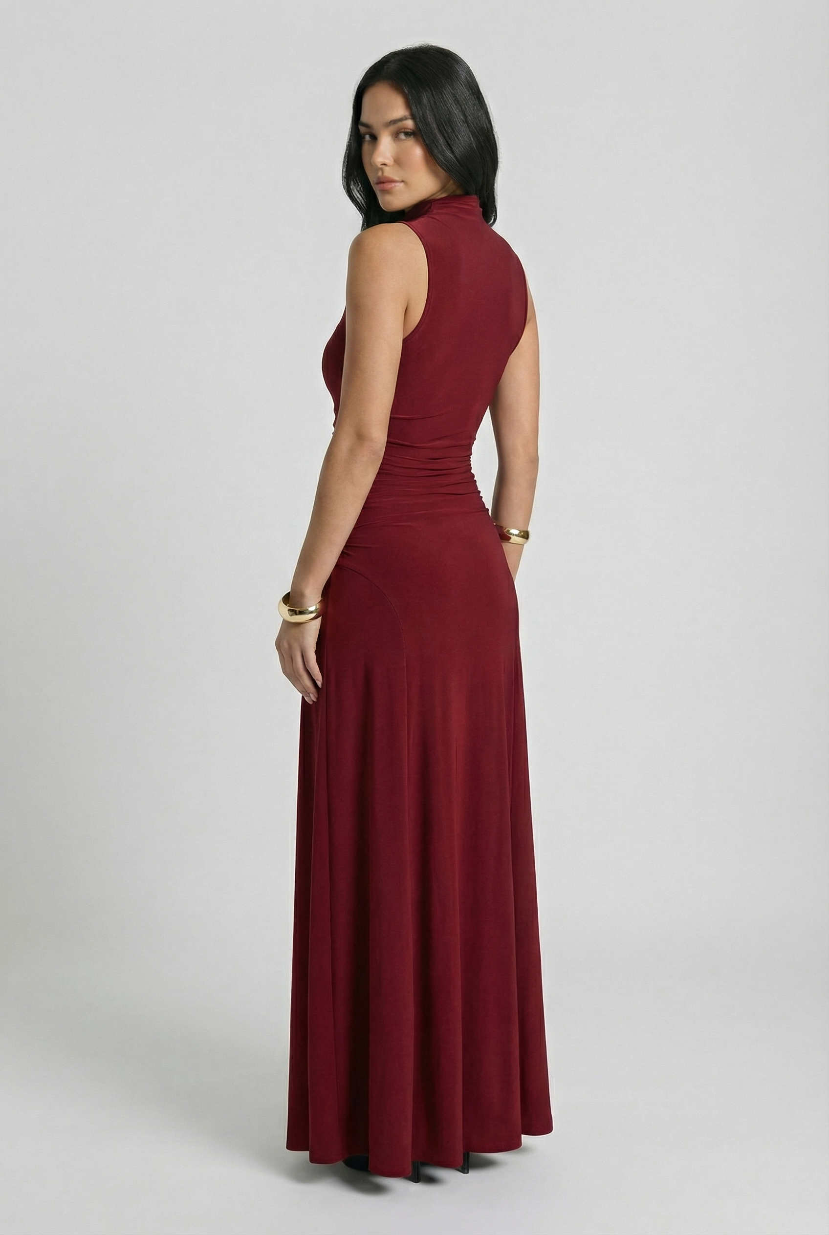 THE HADLEY HIGH NECK MAXI DRESS