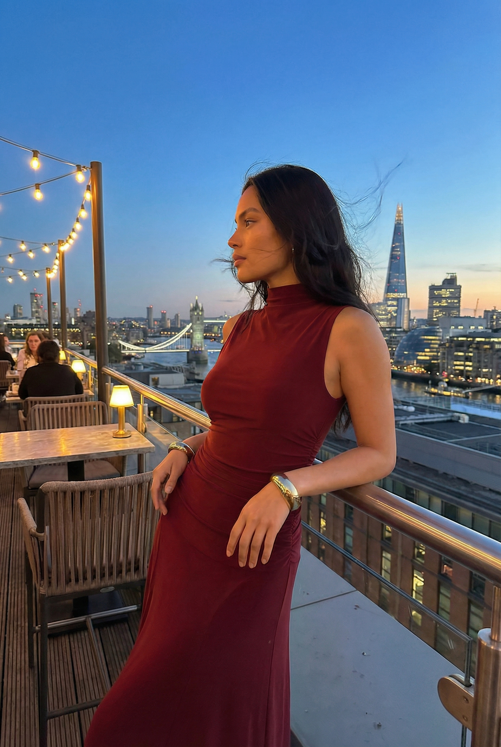 THE HADLEY HIGH NECK MAXI DRESS