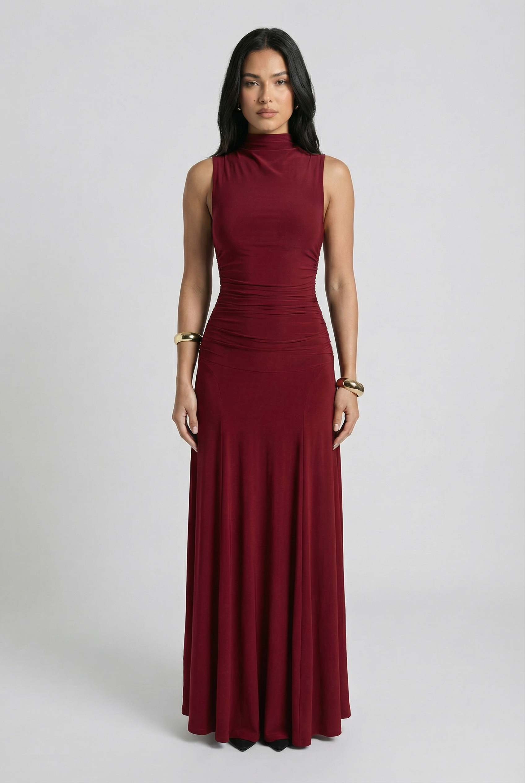 THE HADLEY HIGH NECK MAXI DRESS