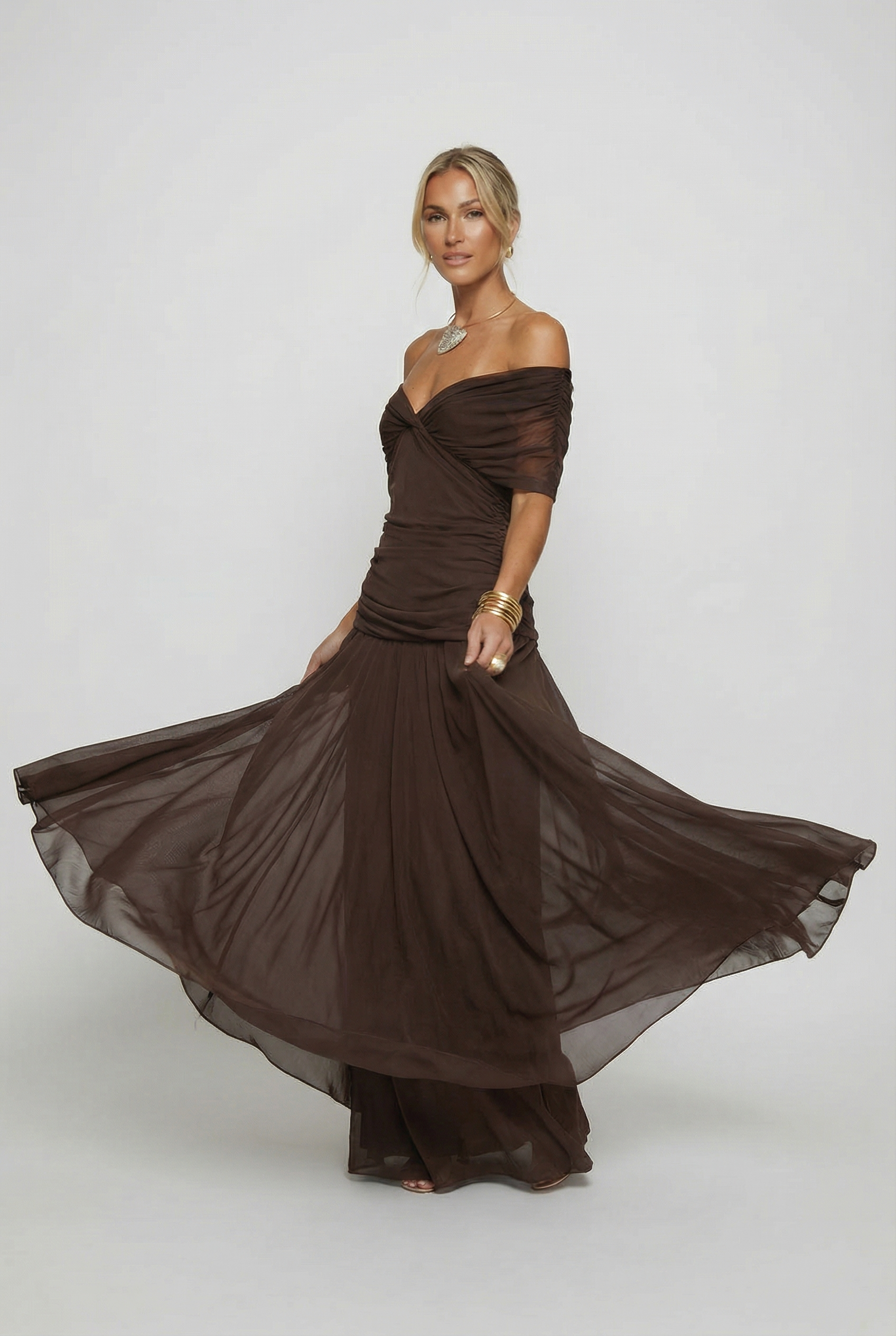 THE PRIMROSE V-NECK MAXI DRESS