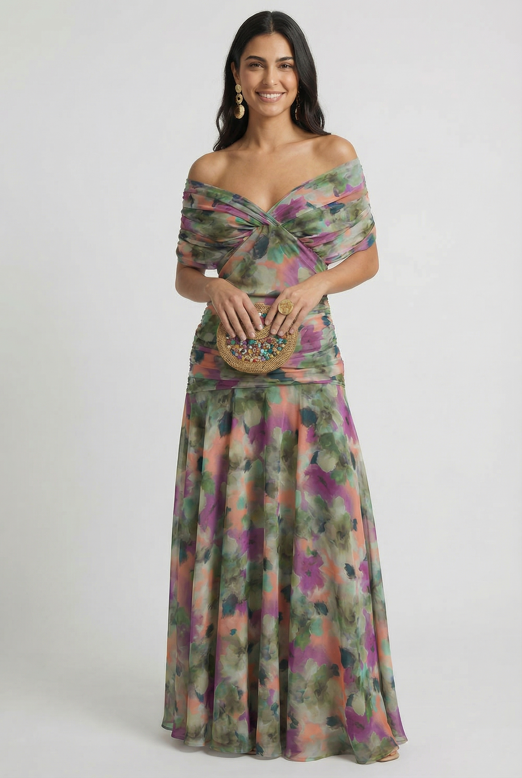 THE PRIMROSE V-NECK MAXI DRESS