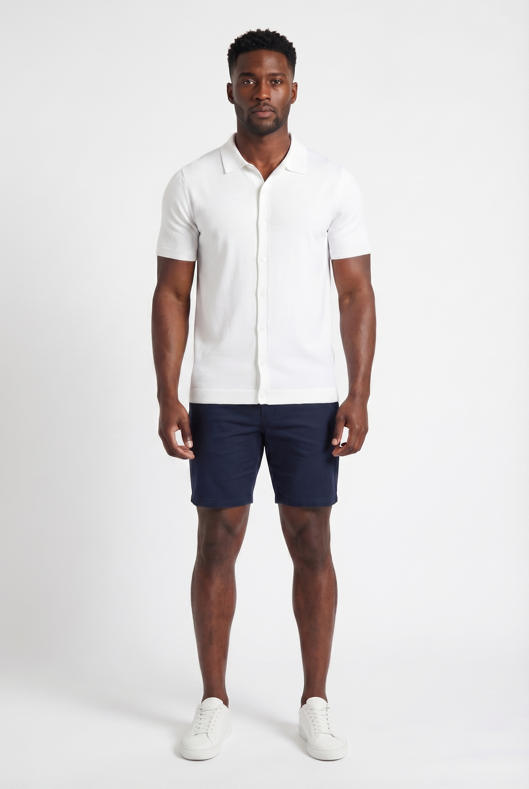 Men's Short Sleeve Knit Polo Shirt | Blackstone London