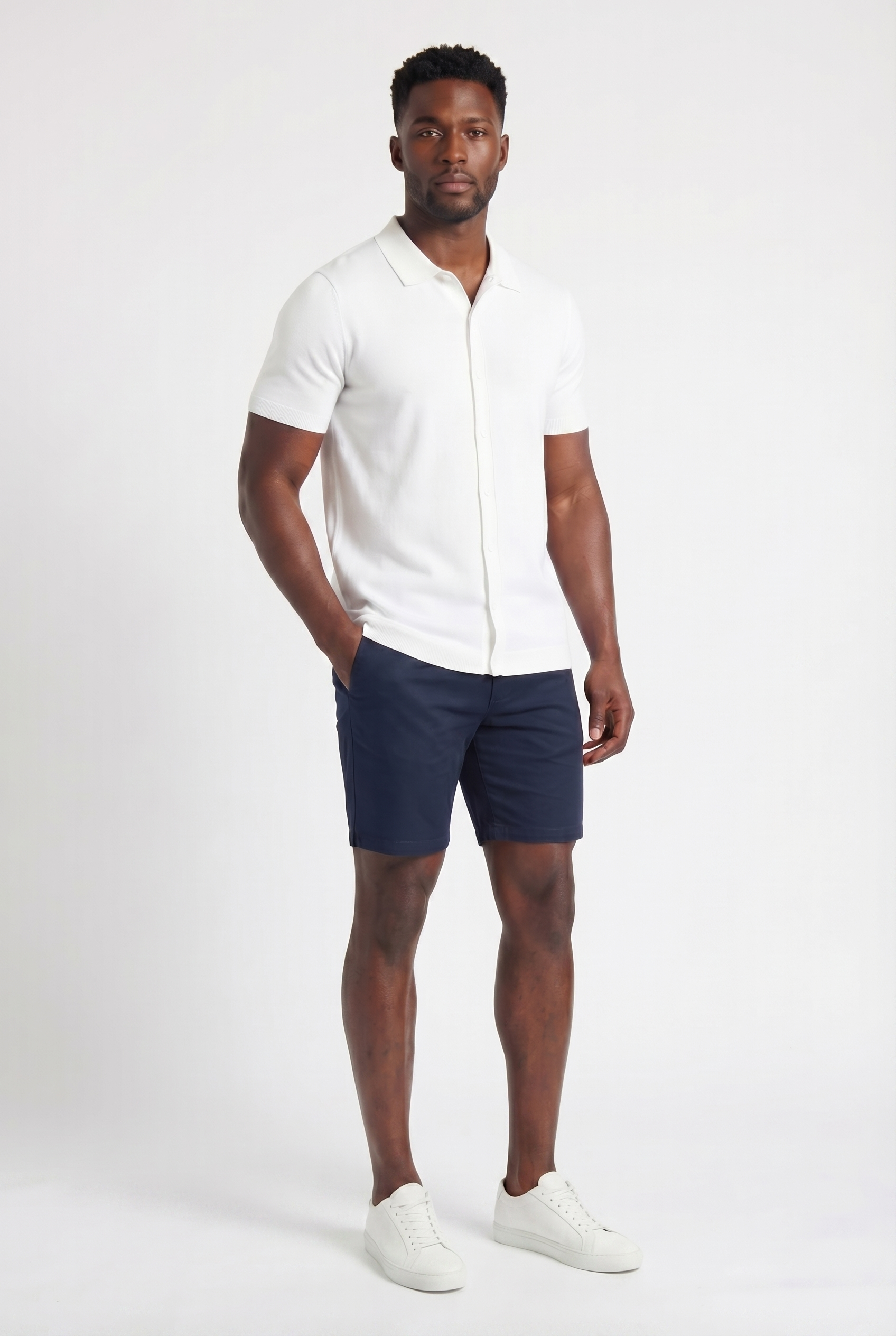 Men's Short Sleeve Knit Polo Shirt | Blackstone London