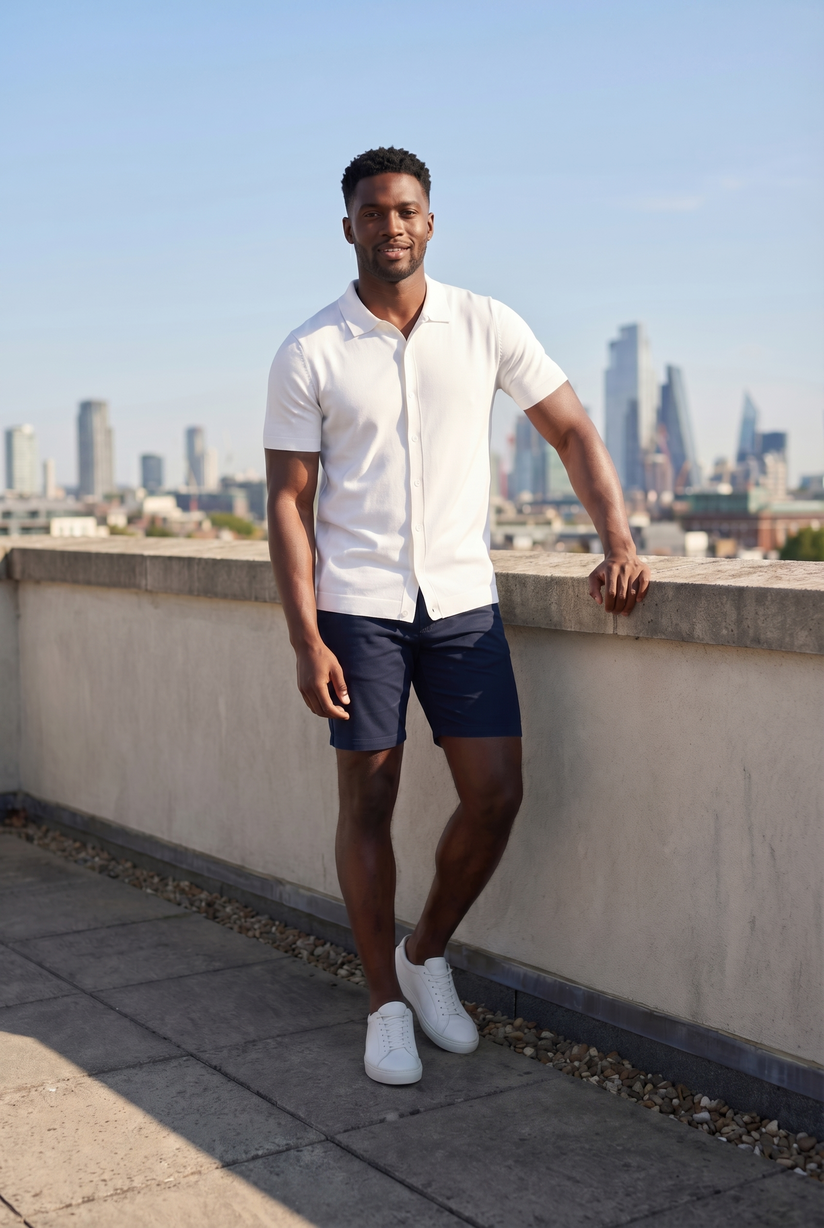 Men's Short Sleeve Knit Polo Shirt | Blackstone London