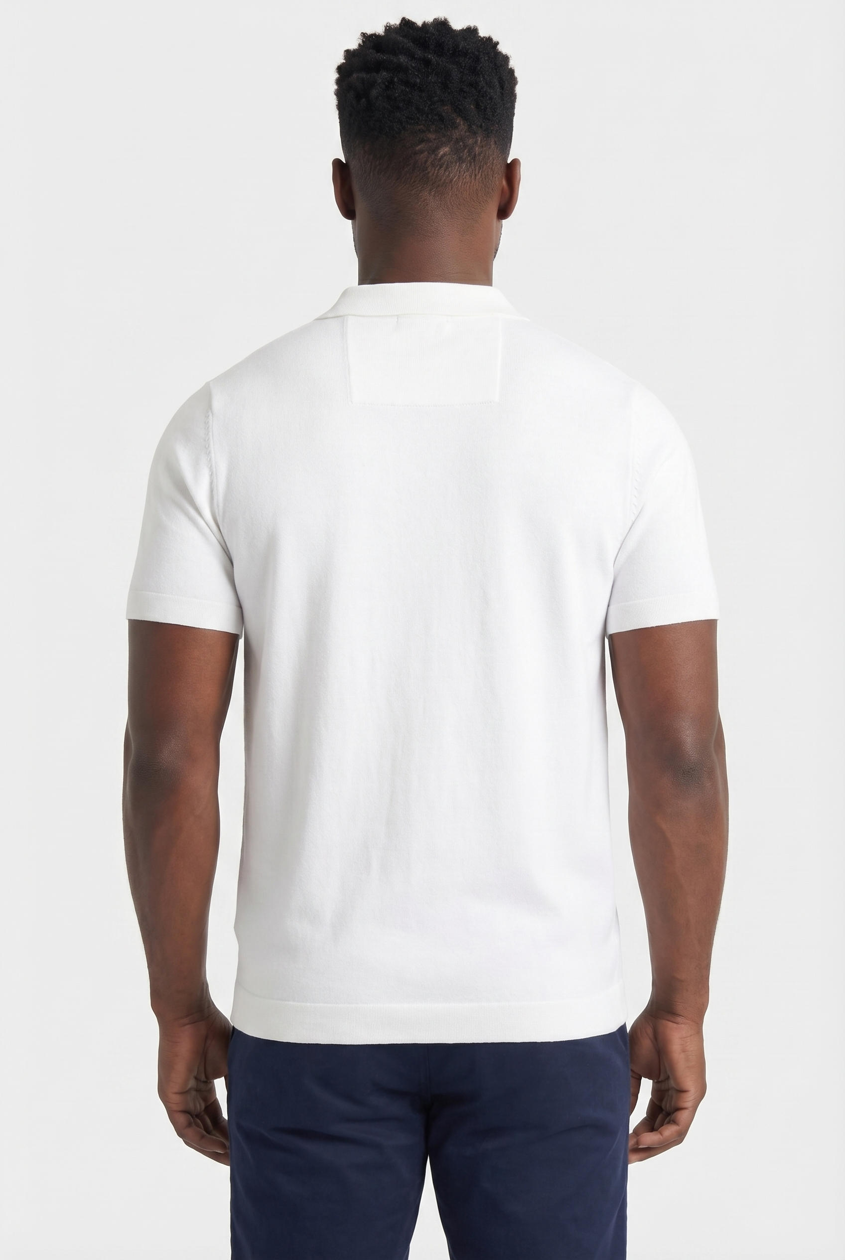 Men's Short Sleeve Knit Polo Shirt | Blackstone London