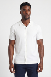 Men's Short Sleeve Knit Polo Shirt | Blackstone London