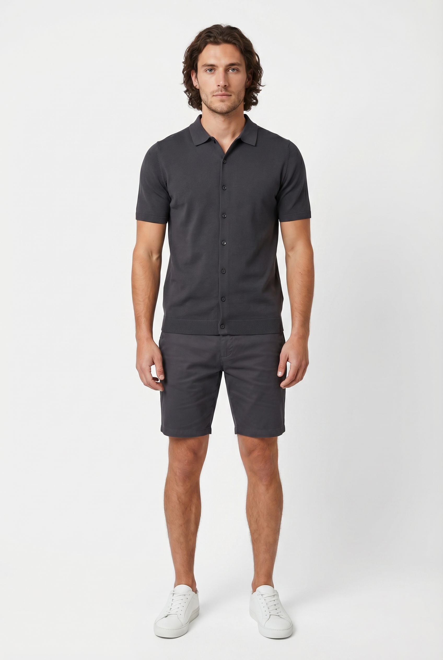 Men's Short Sleeve Knit Polo Shirt | Blackstone London
