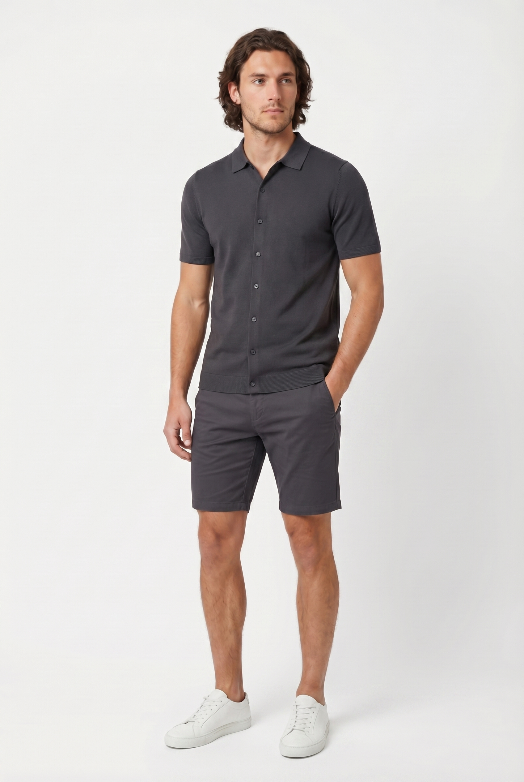 Men's Short Sleeve Knit Polo Shirt | Blackstone London