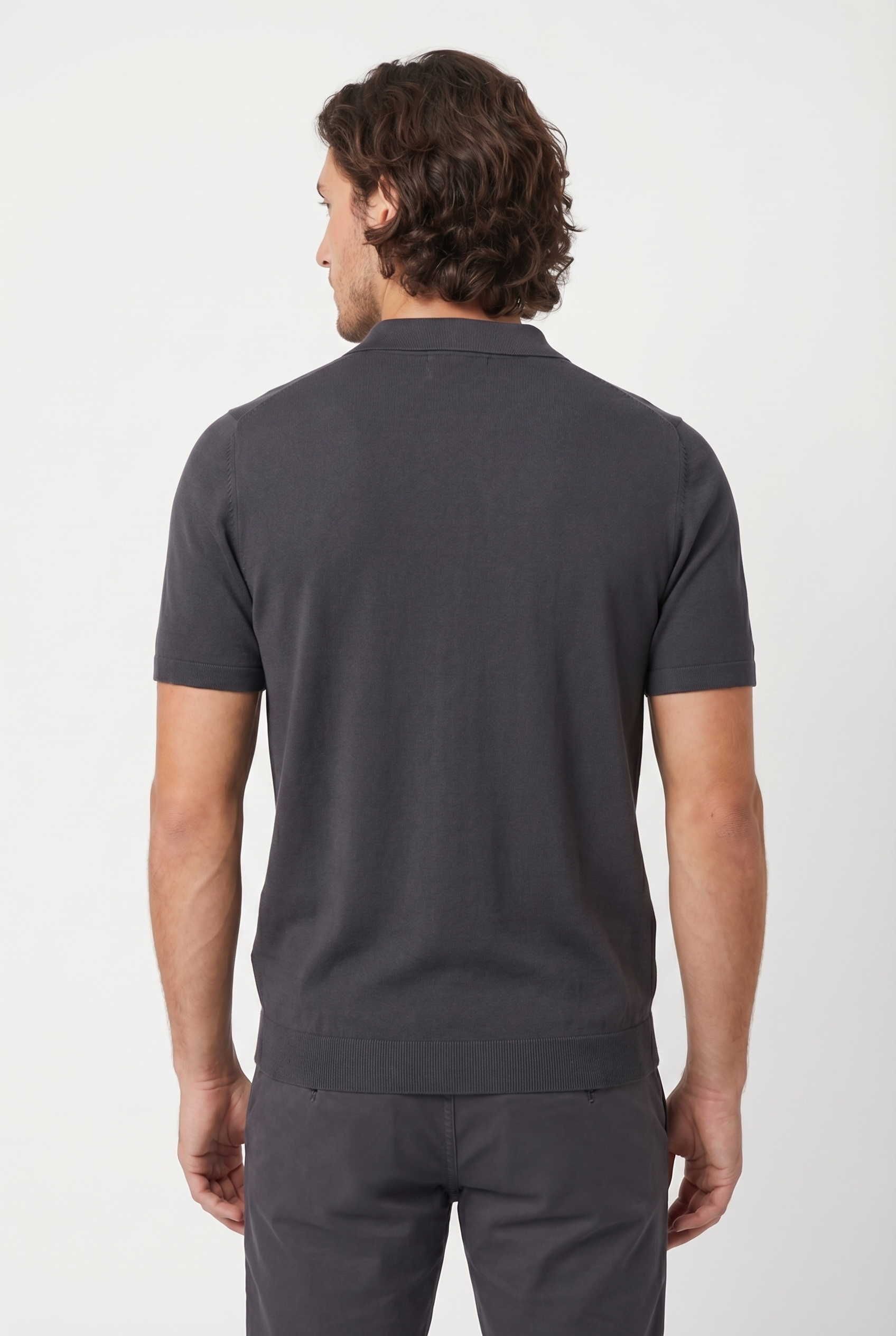 Men's Short Sleeve Knit Polo Shirt | Blackstone London