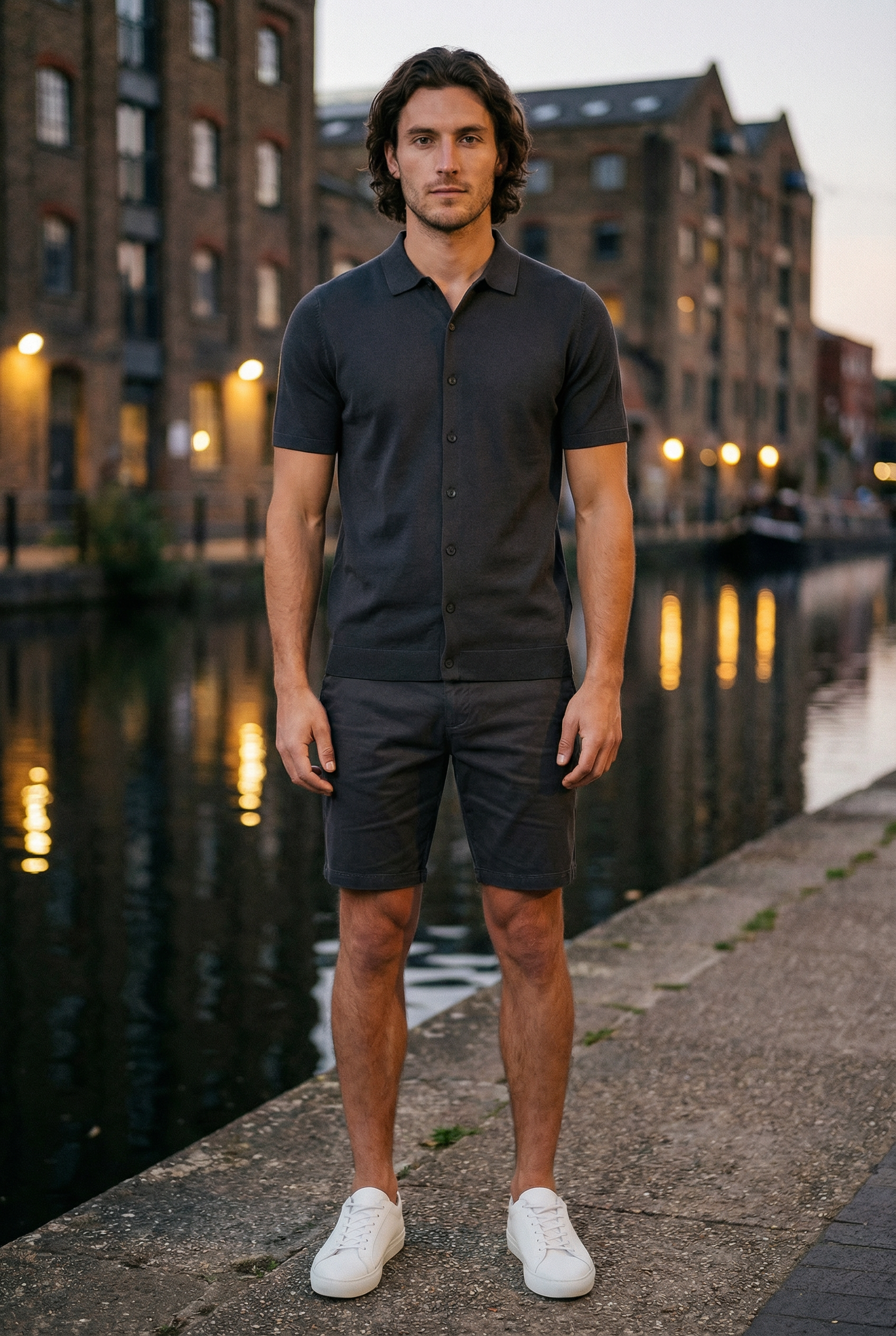 Men's Short Sleeve Knit Polo Shirt | Blackstone London