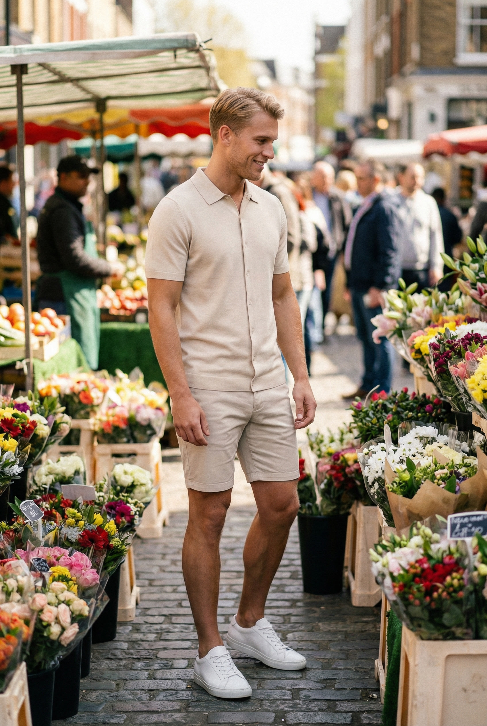 Men's Short Sleeve Knit Polo Shirt | Blackstone London