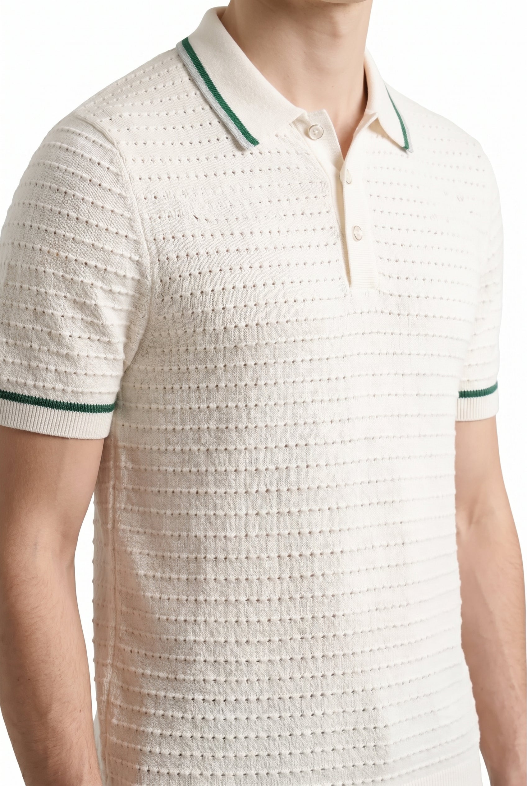 Men's Riviera Knit Rib Polo | Blackstone London
