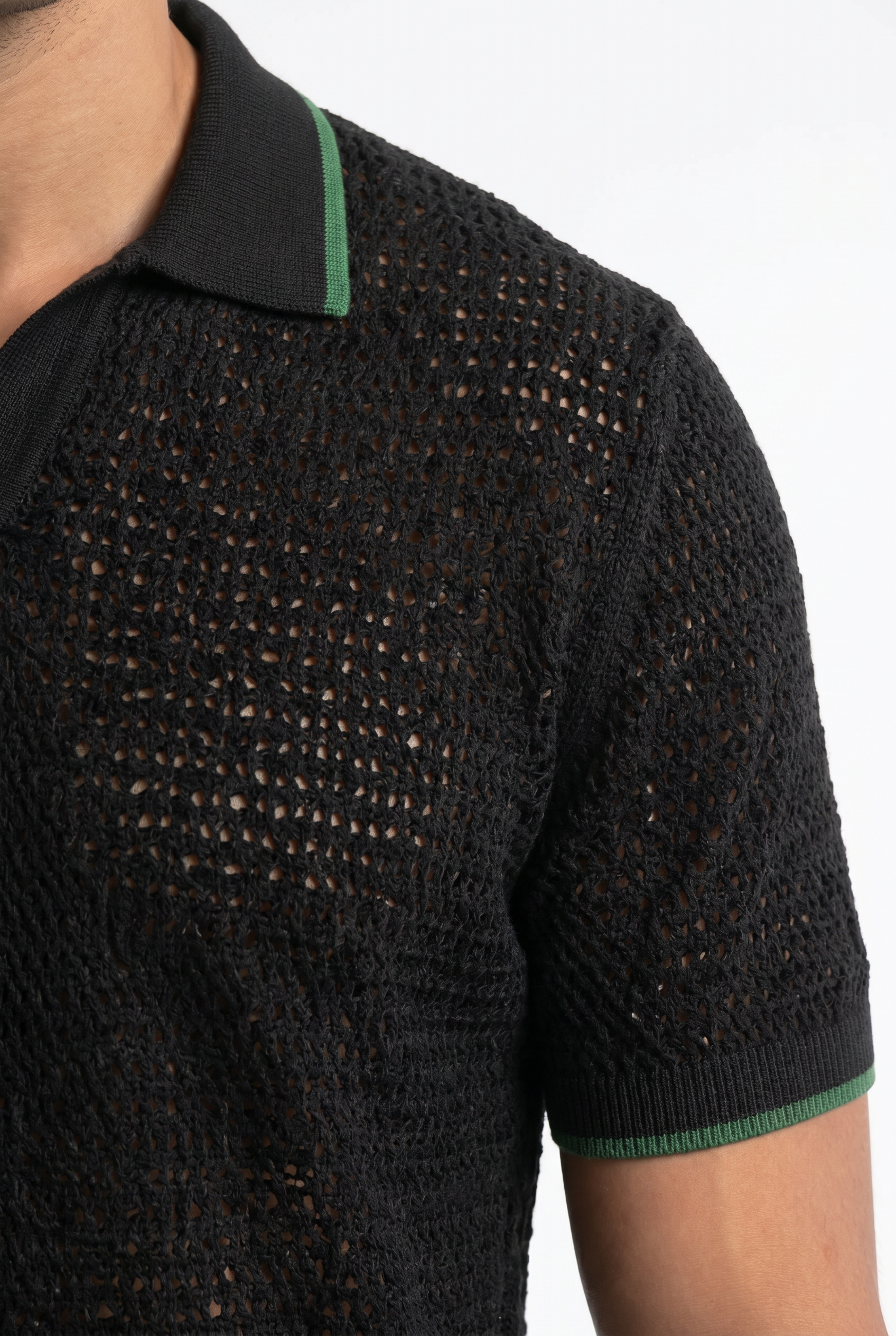 Men's Riviera Knit Rib Polo | Blackstone London