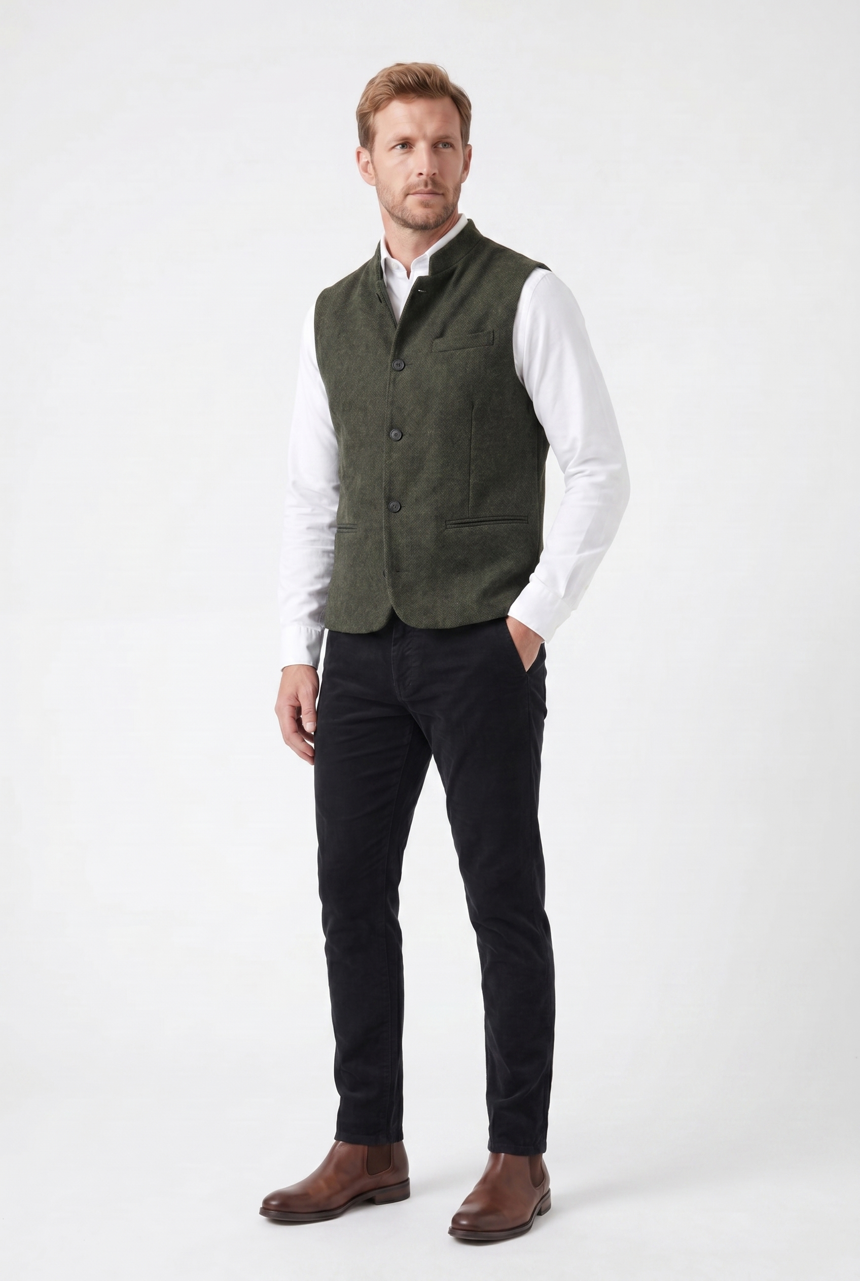 Men's Heritage Tweed Waistcoat | Blackstone London