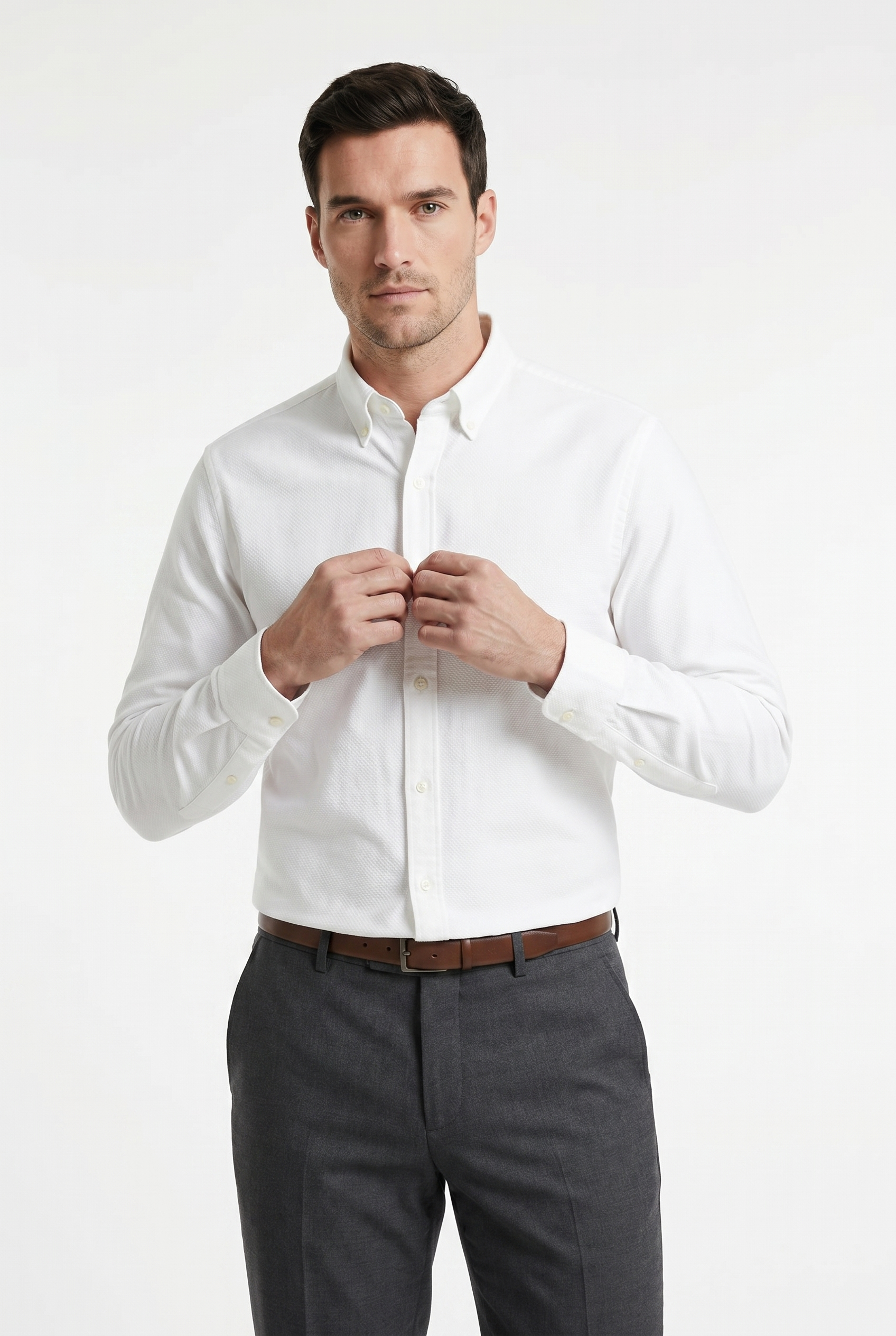 Men's Slim Fit Oxford Shirt | Blackstone London