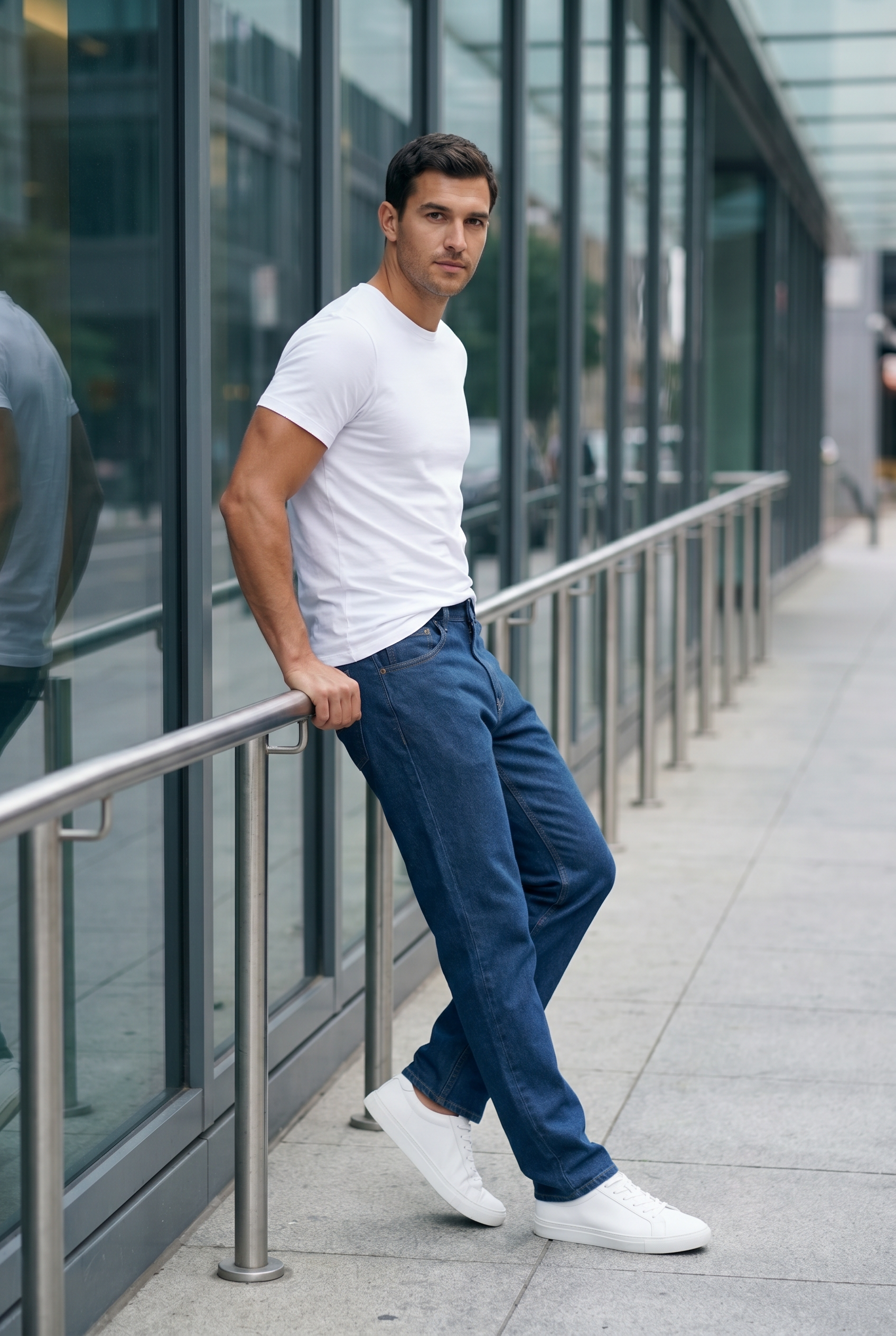 Men's Heritage Regular Fit Jeans | Blackstone London