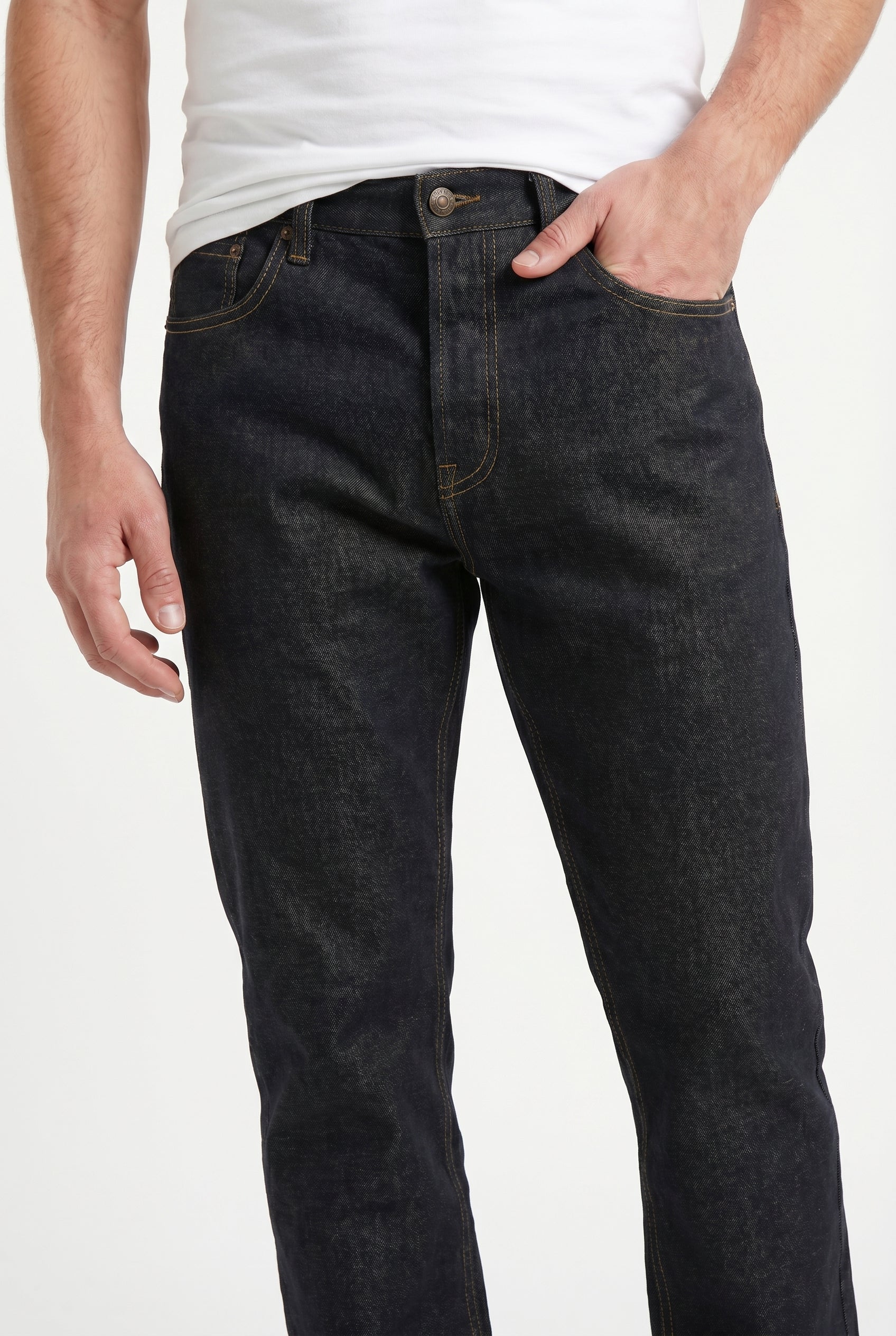 Men's Heritage Regular Fit Jeans | Blackstone London