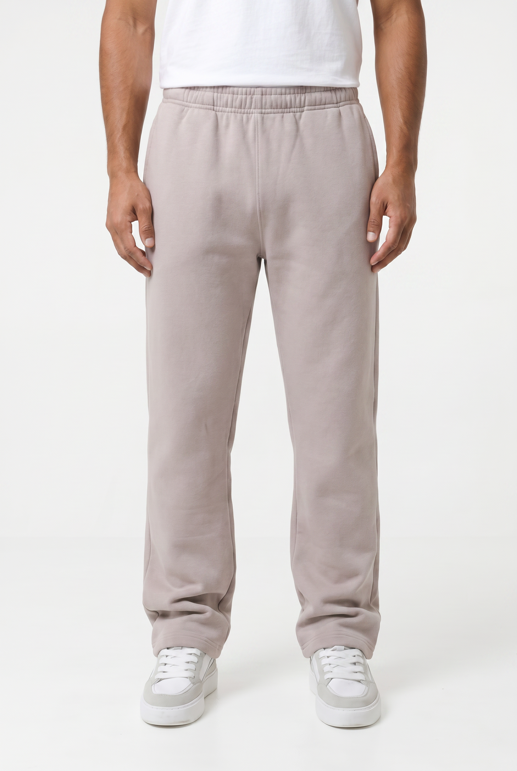 Men's Relaxed Fit Open Hem Joggers | Blackstone London