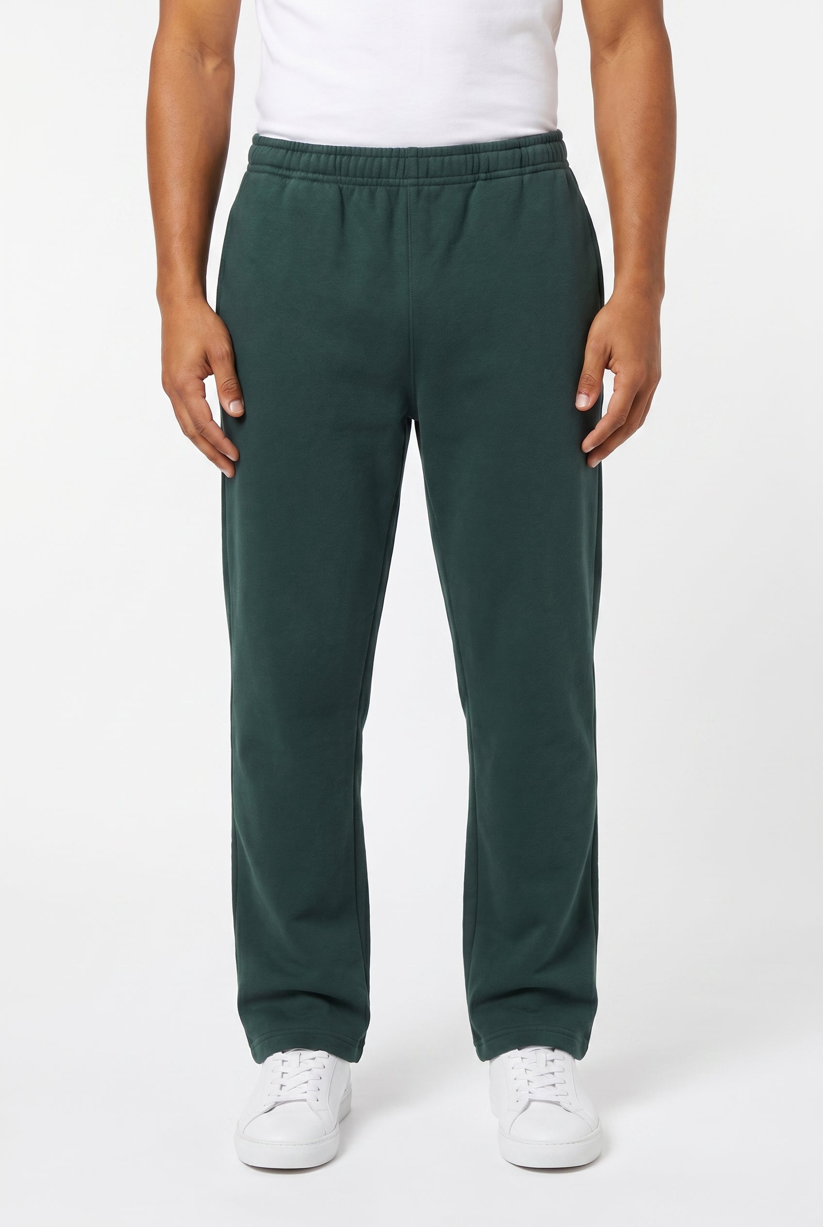 Men's Relaxed Fit Open Hem Joggers | Blackstone London