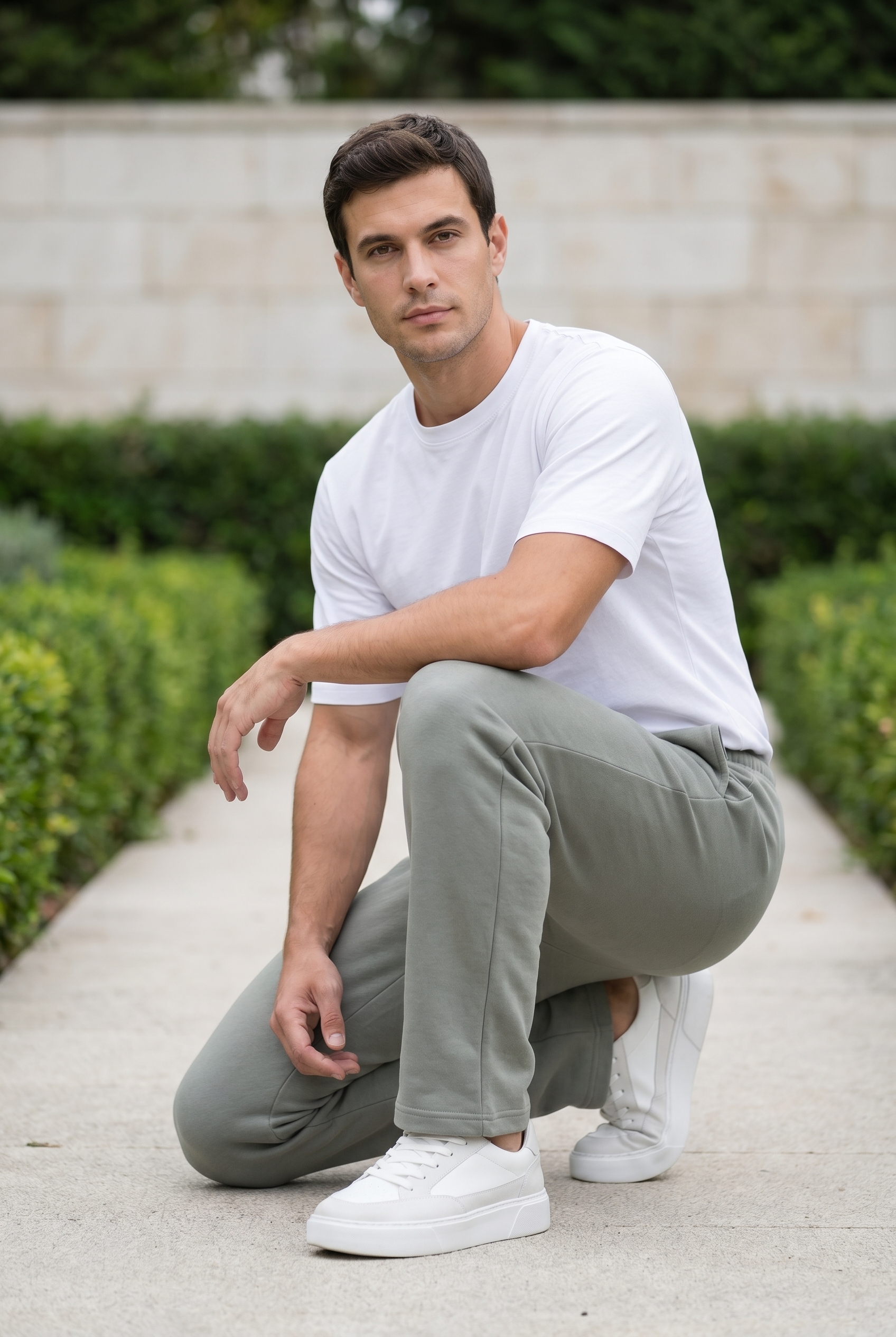 Men's Relaxed Fit Open Hem Joggers | Blackstone London