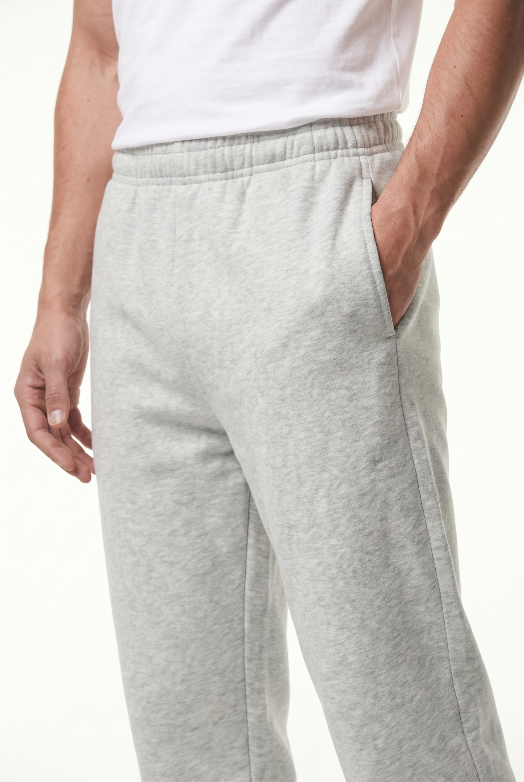 Men's Relaxed Fit Open Hem Joggers | Blackstone London