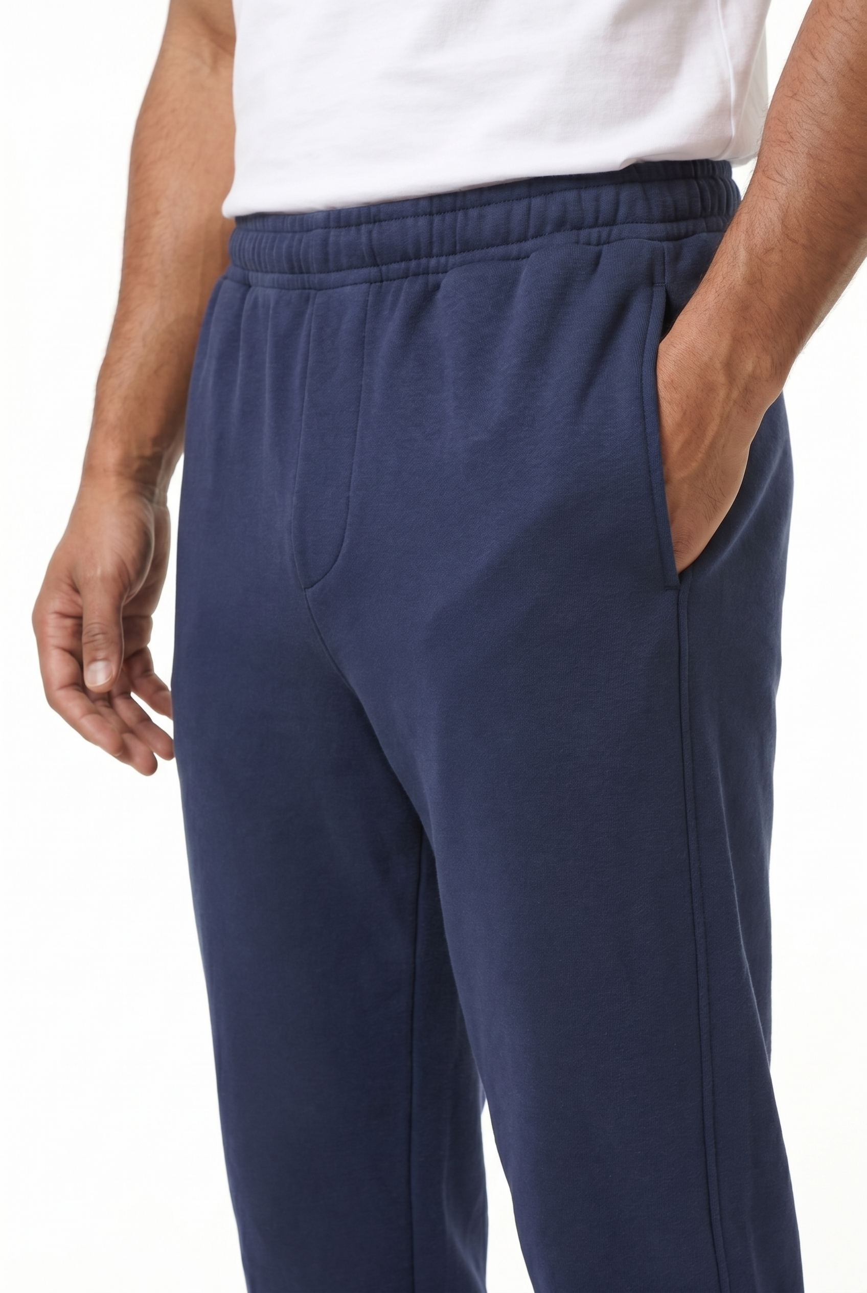 Men's Relaxed Fit Open Hem Joggers | Blackstone London