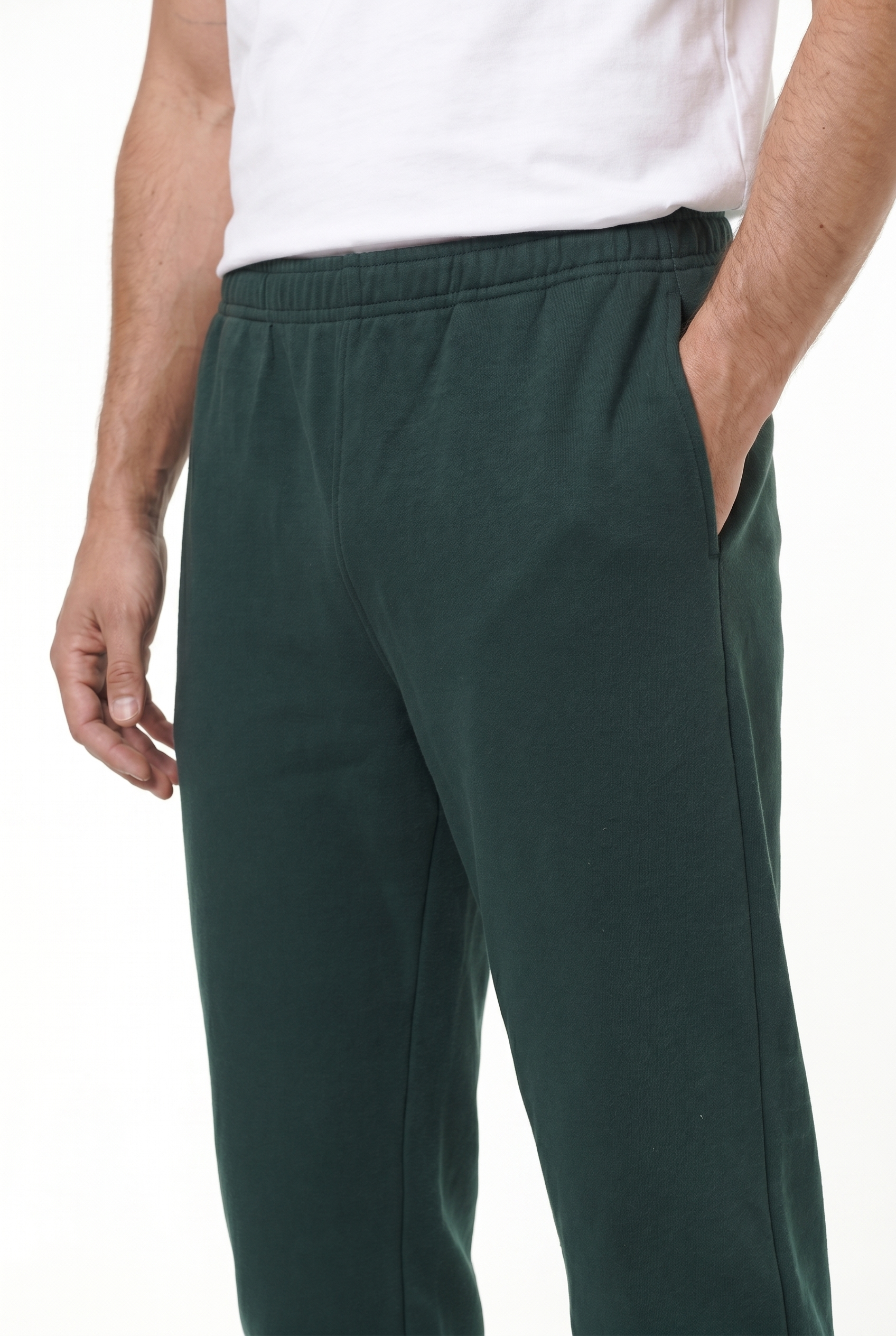 Men's Relaxed Fit Open Hem Joggers | Blackstone London